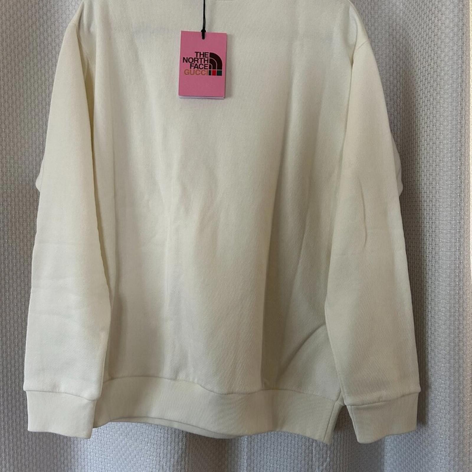 Other NWT Gucci x The North Face Sweatshirt White size S 617964 Size S / US 4 / IT 40 - 2 Thumbnail