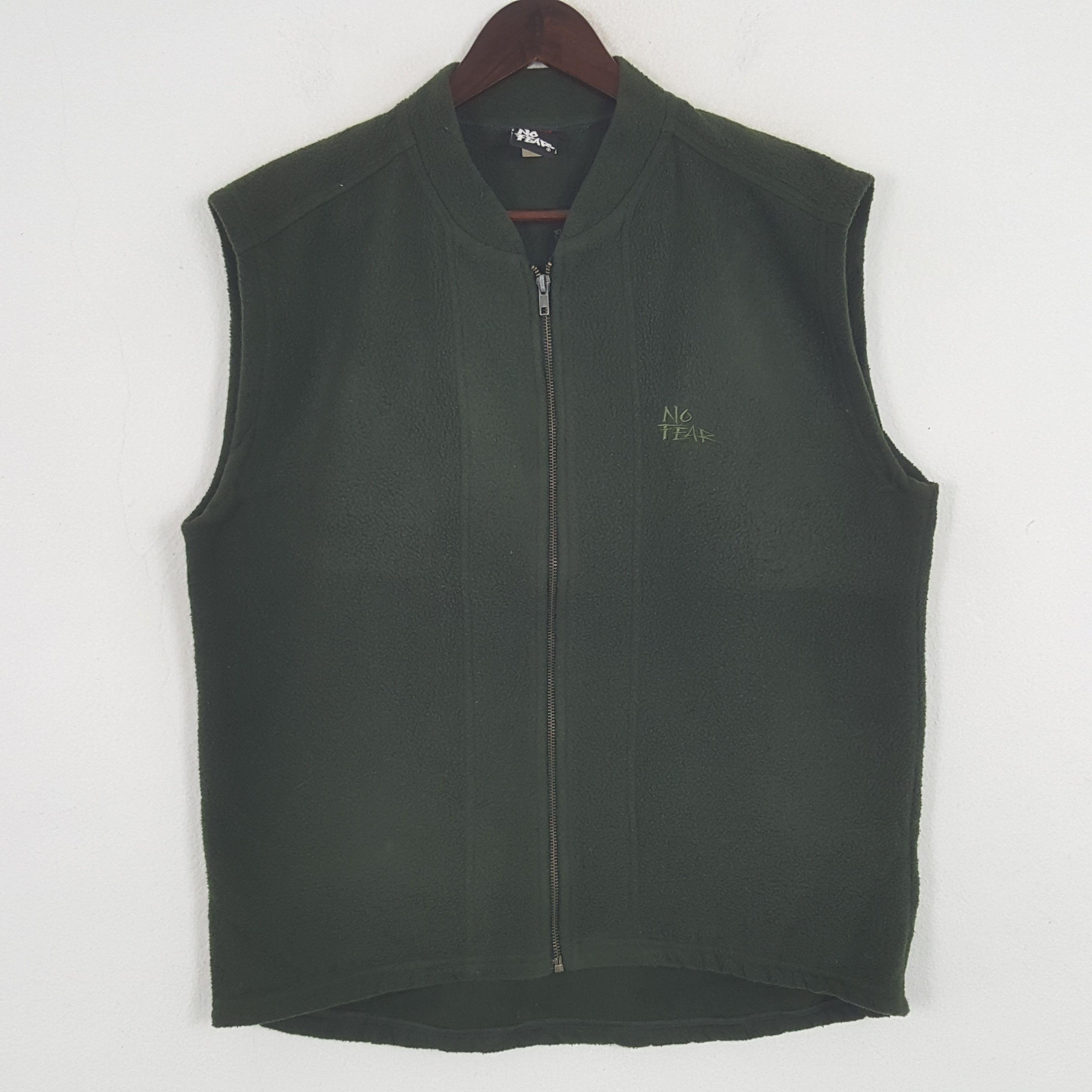 No Fear × Vintage Vintage No Fear Fleece Custom Scorpion Vest Size US L / EU 52-54 / 3 - 3 Thumbnail
