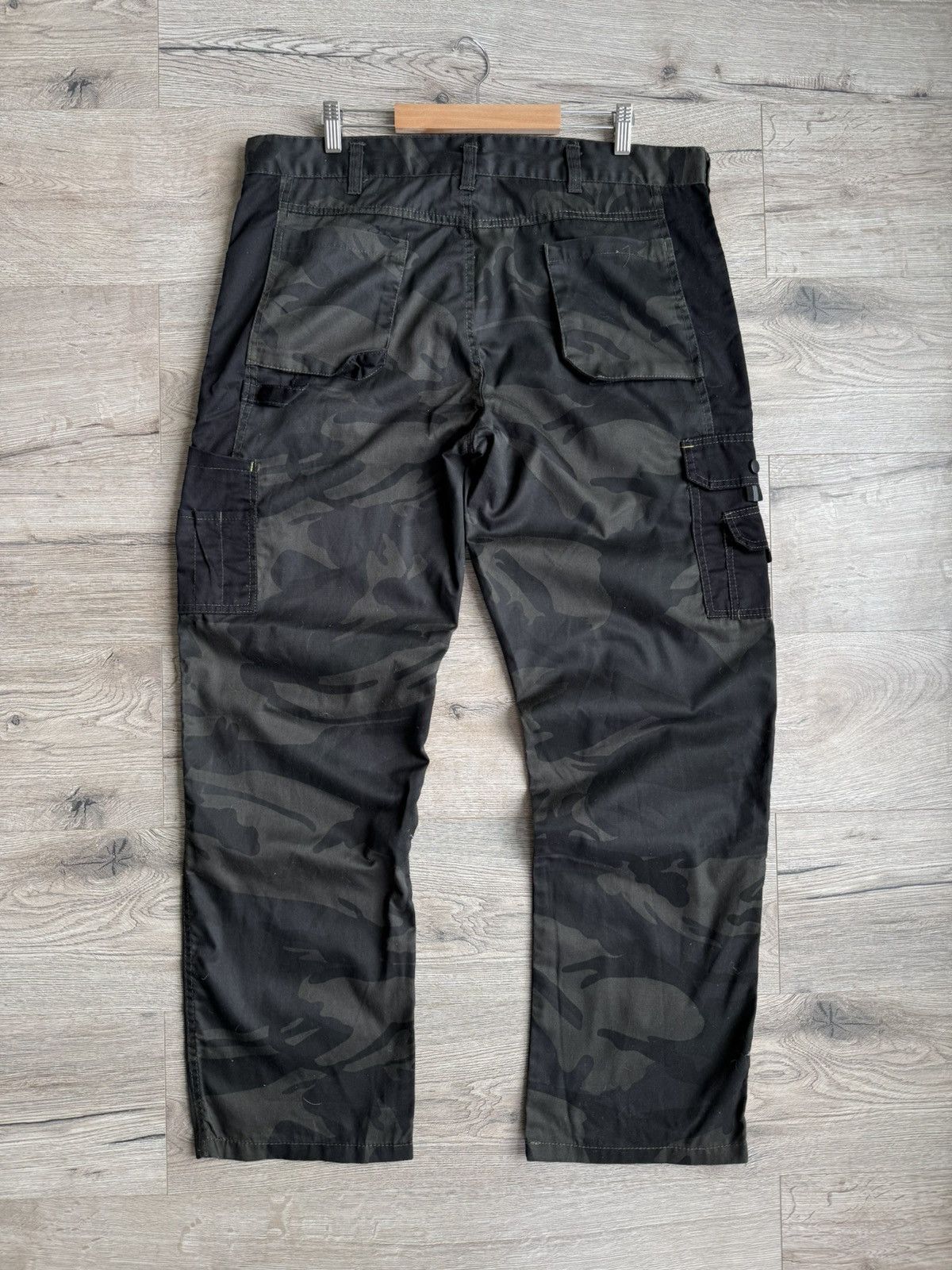 Uncle Sam Mens Camo Workwear Cargo Pants