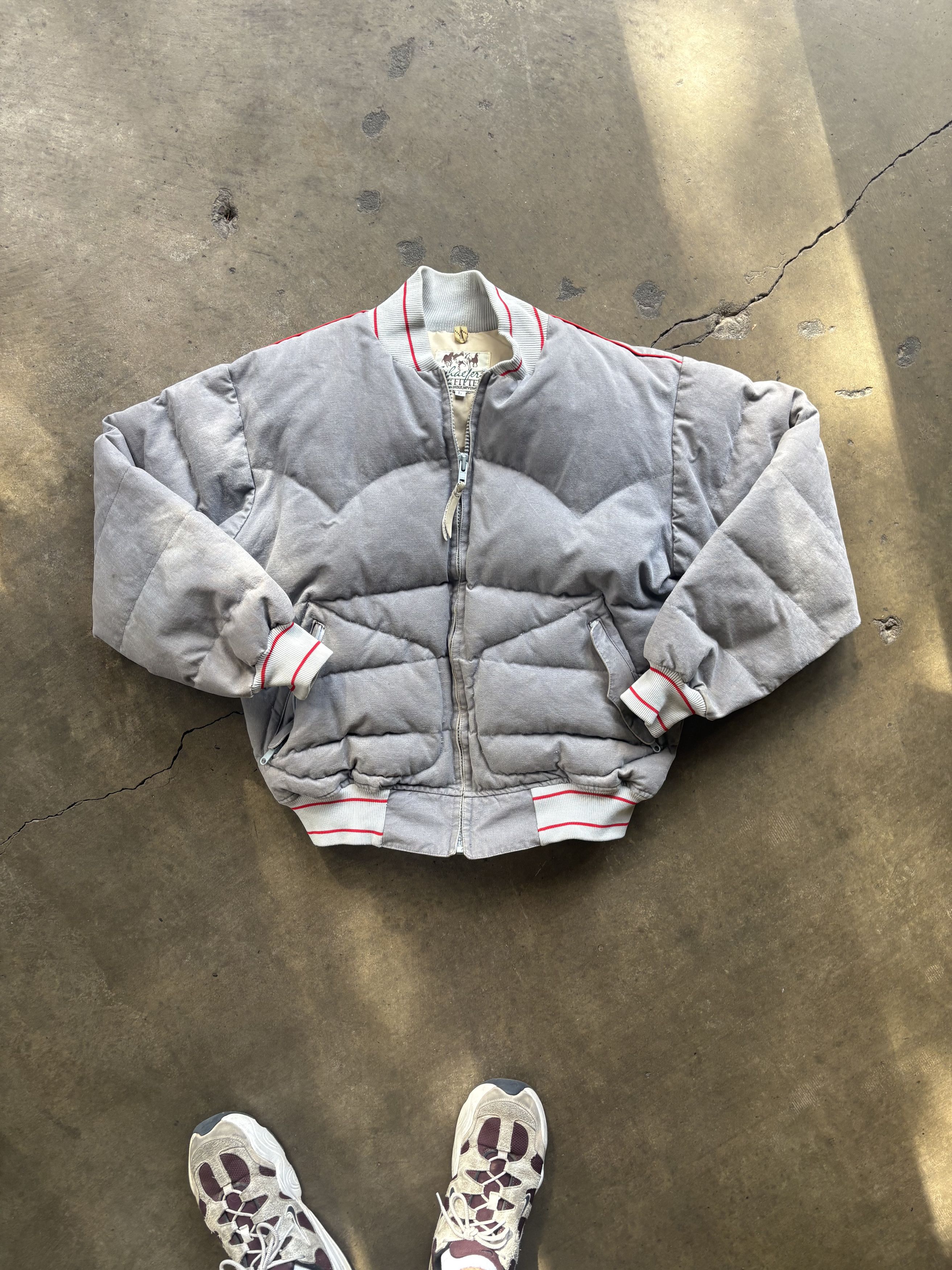 Other Vintage 80's Schaefer Outfitters Heavy Canvas Puffer Jacket Size US L / EU 52-54 / 3 - 3 Thumbnail