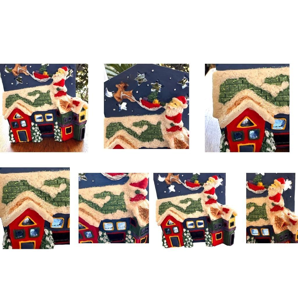 Vintage VTG Gift Collection Candle Holder New Christmas Rudolph Rein Size ONE SIZE - 5 Thumbnail