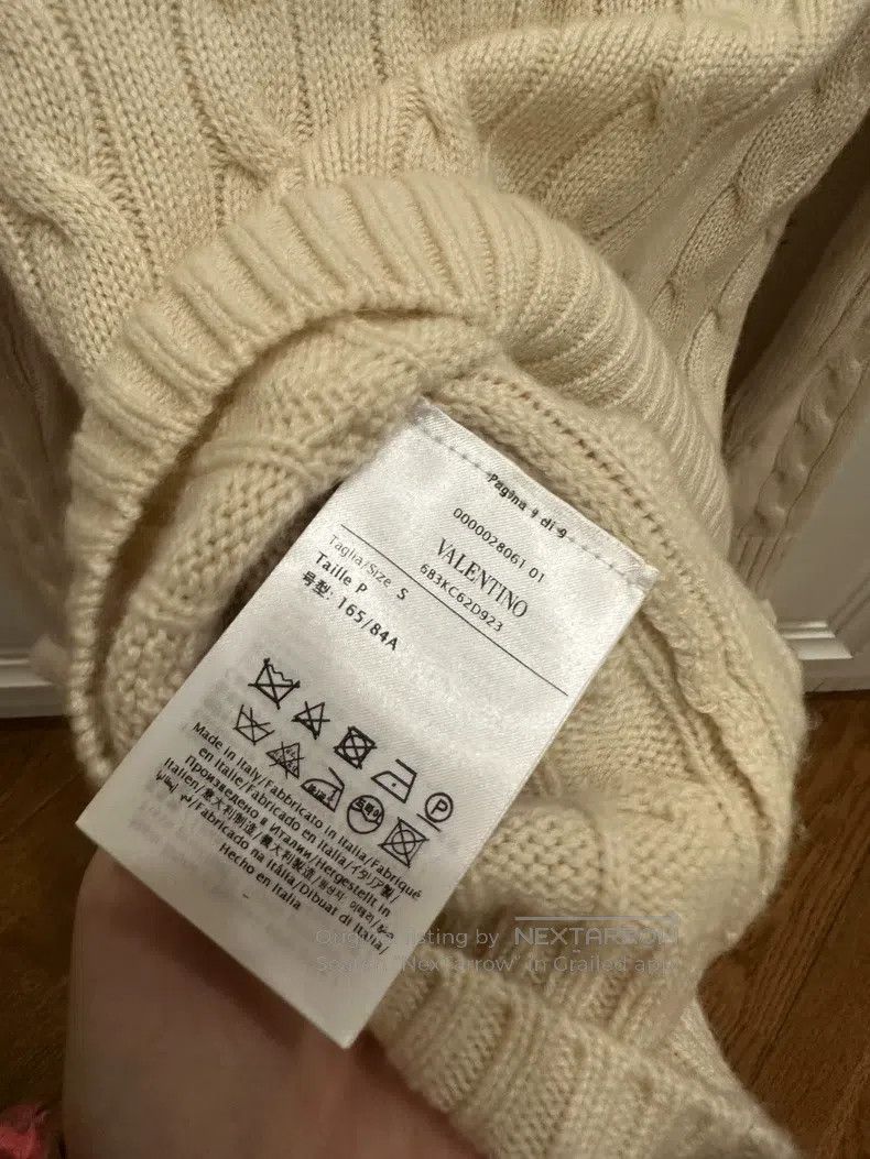 Valentino Valentino Cashmere long-sleeved lace knitwear Size S / US 4 / IT 40 - 5 Thumbnail