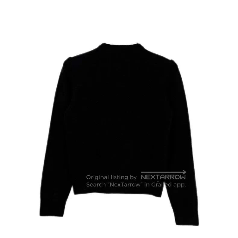 Louis Vuitton Louis Vuitton Black color badge logo wool cardigan sweater Size US S / EU 44-46 / 1 - 2 Thumbnail