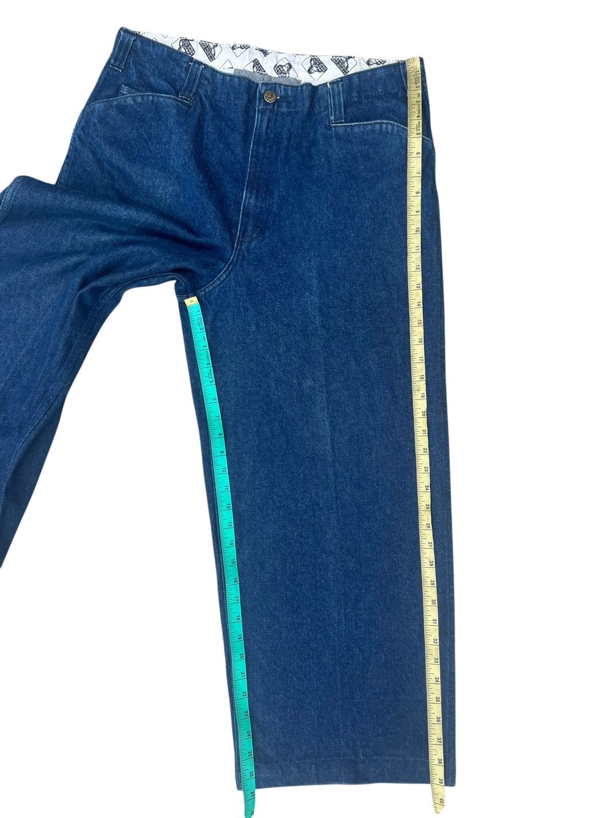 Ben Davis Vintage 90s Ben Davis Heavy Denim Gorilla Cut Baggy Jeans Size US 35 - 4 Thumbnail