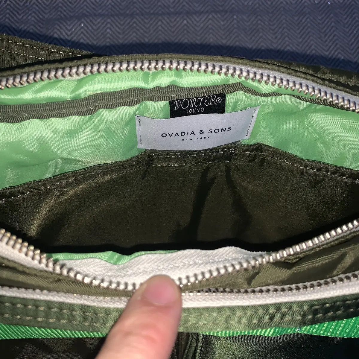 Ovadia & Sons Ovadia & Sons Porter Drop Military Inspired Bag Size ONE SIZE - 6 Thumbnail