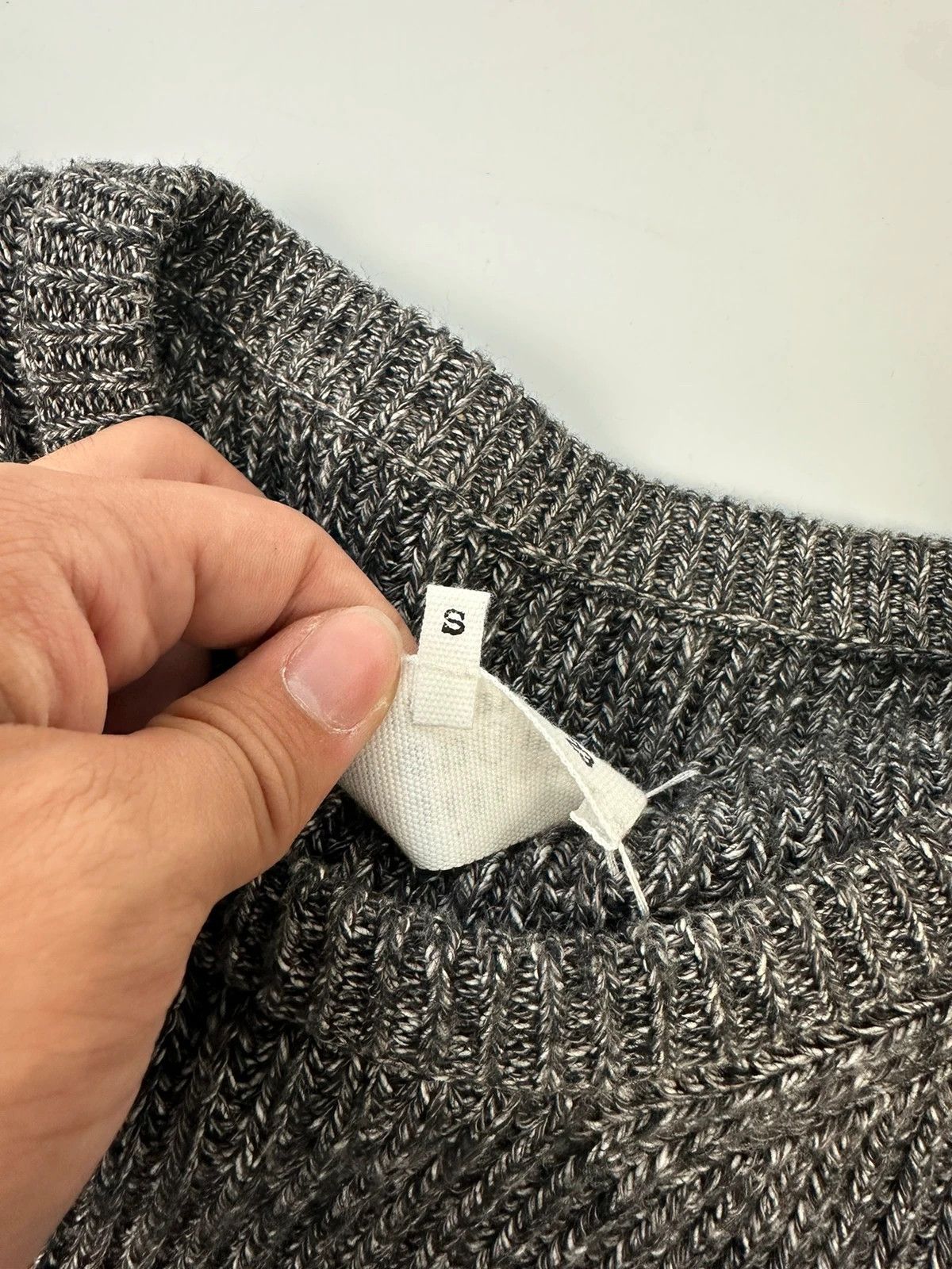 Maison Margiela Maison Margiela FW2017 Line 14 Grey Knit Sweater Zip Sleeves Size US M / EU 48-50 / 2 - 3 Thumbnail