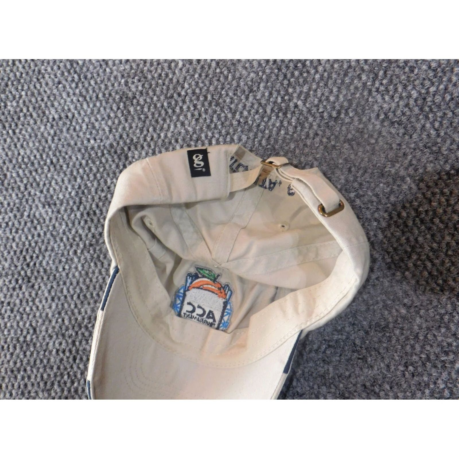 NCAA GEAR FOR SPORTS Hat Cap Atlanta Basketball 90s Beige Cotton Canvas One Size Men Baseball Cap Flex Stretch NCAA Auxiliary Casual Size ONE SIZE - 7 Thumbnail