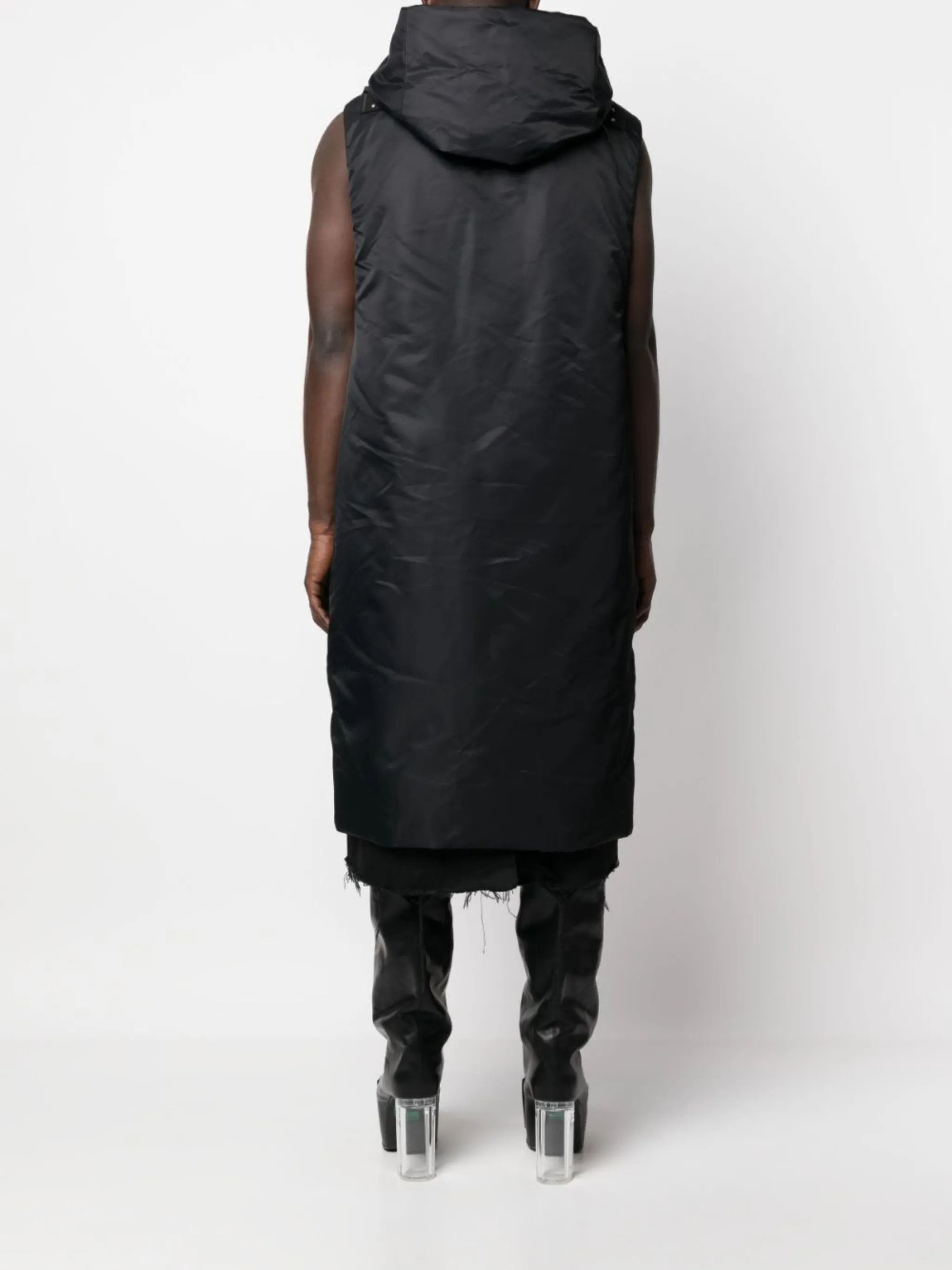 Rick Owens o1y0325 Hooded Coat in Black Size US M / EU 48-50 / 2 - 4 Thumbnail