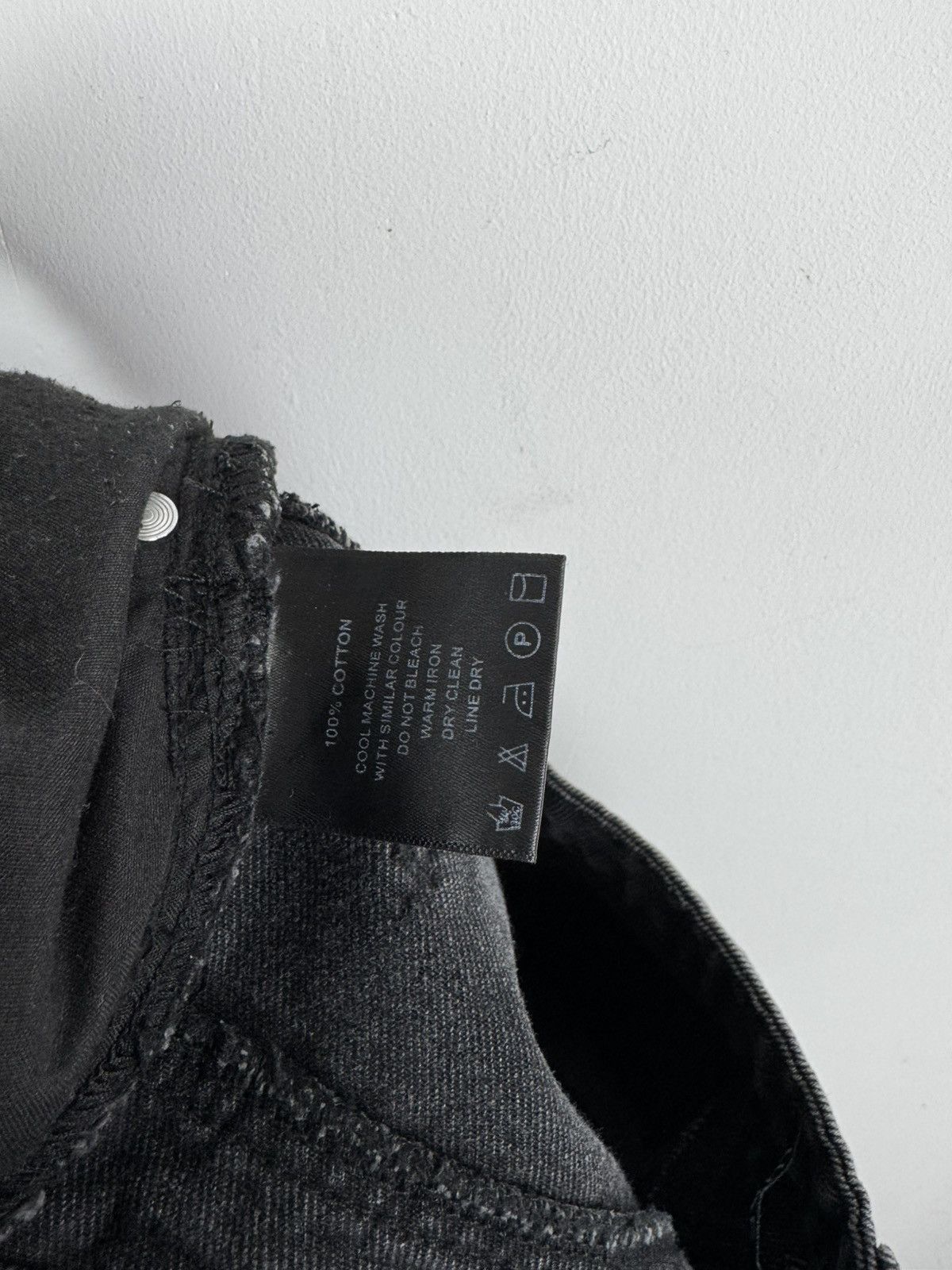 Vintage Luxe To Kill Avant Garde Opium Style Oversized Denim Jeans Size 30" / US 8 / IT 44 - 7 Thumbnail