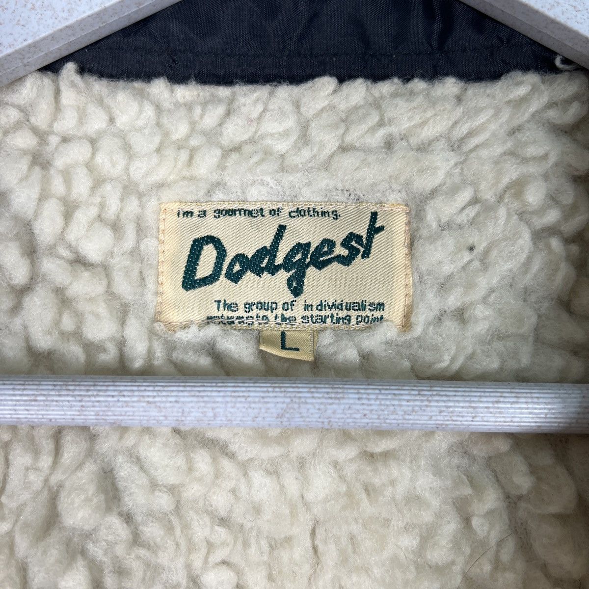 Japanese Brand 🔥 VINTAGE DODGEST PLAID CHECK FLANNEL SHEARLING CPO JACKET Size US L / EU 52-54 / 3 - 15 Thumbnail