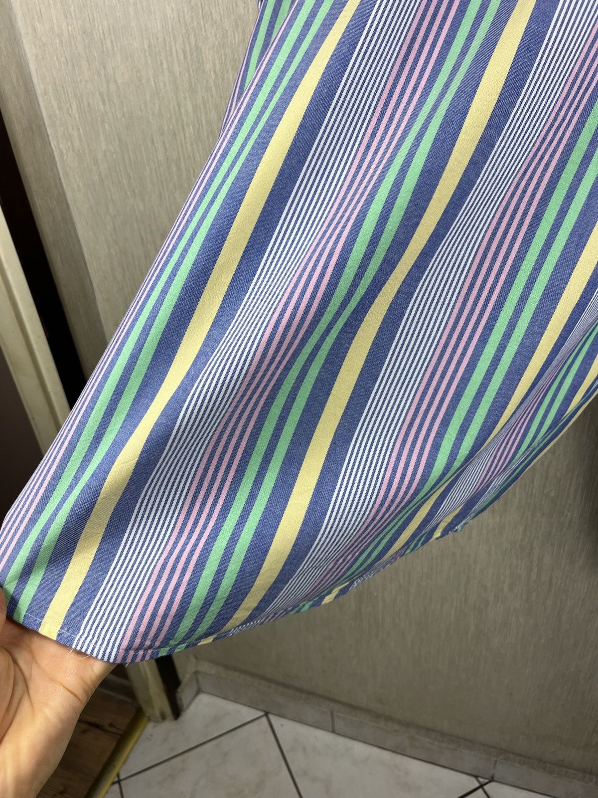 Polo Ralph Lauren × Ralph Lauren Polo Ralph Lauren multicolor striped chest logo pony shirt Size US XXL / EU 58 / 5 - 17 Thumbnail