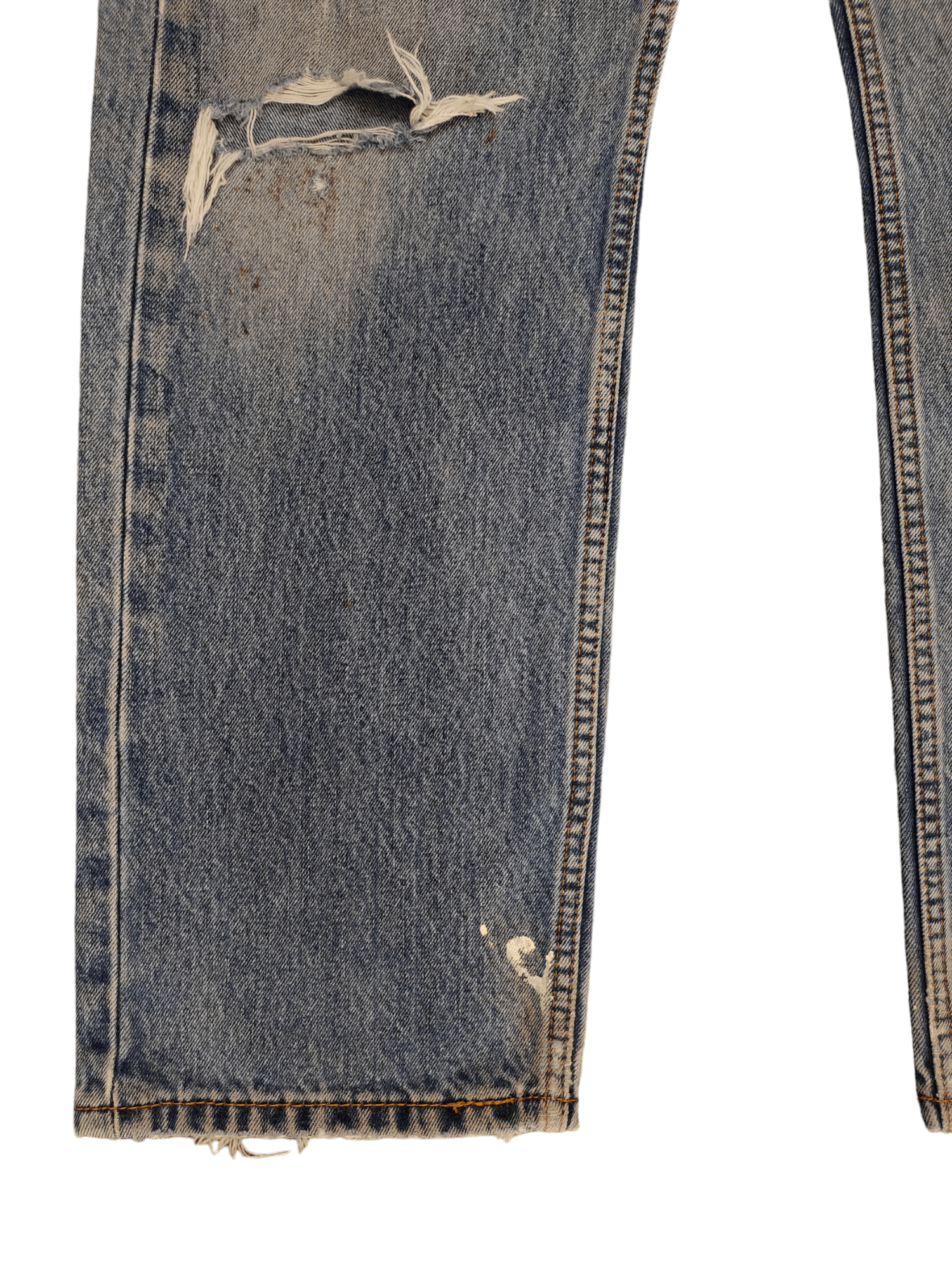 Levi's Vintage Y2k Levis 505 Distress Faded Sand Wash Denim Jeans Size US 36 / EU 52 - 8 Thumbnail
