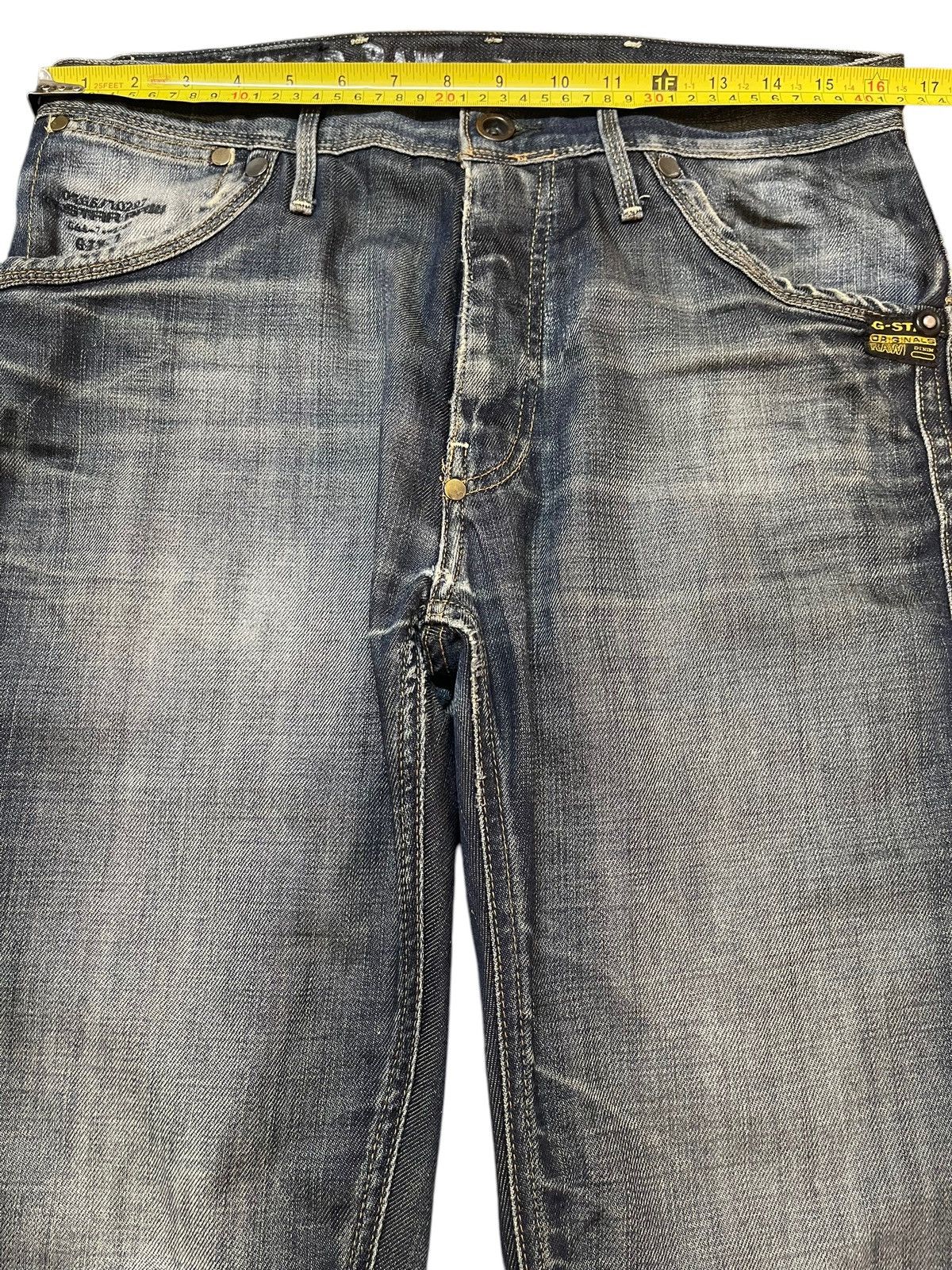G-Star Vintage Japanese Gstar Faded Wash Style Loose Jeans Size US 32 / EU 48 - 11 Thumbnail