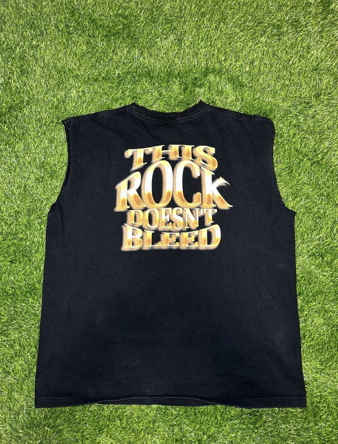 Vintage Vintage Wwf The Rock Tank Top Size XL Size US XL / EU 56 / 4 - 2 Thumbnail