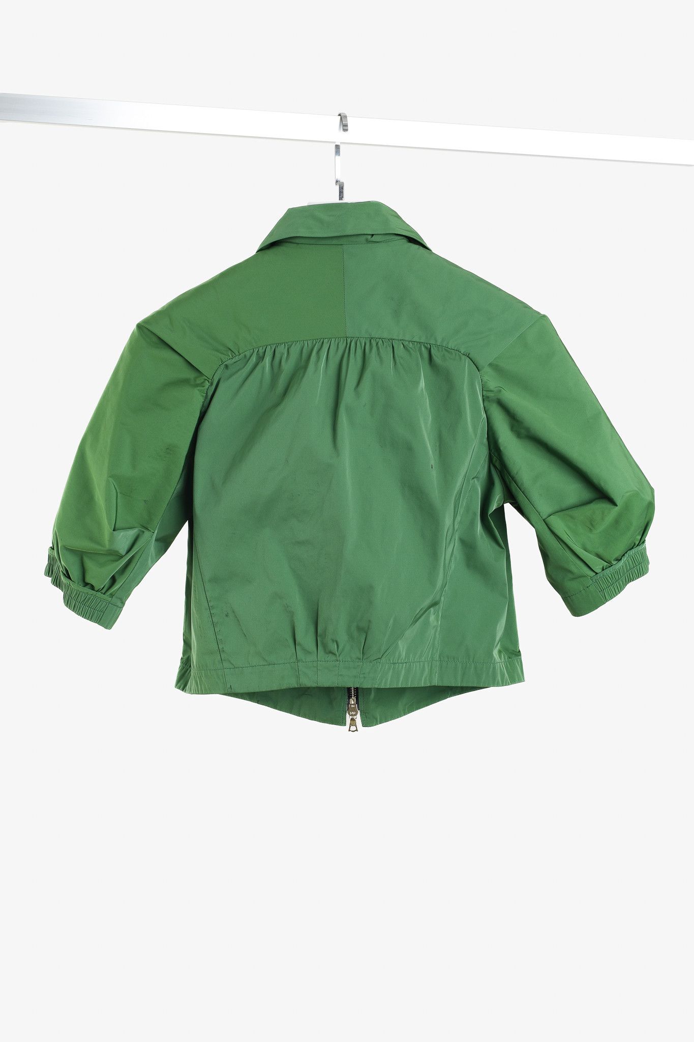 Other Lida Baday Green Radzimir Short-Sleeve Cropped Zip Jacket Size M / US 6-8 / IT 42-44 - 2 Thumbnail