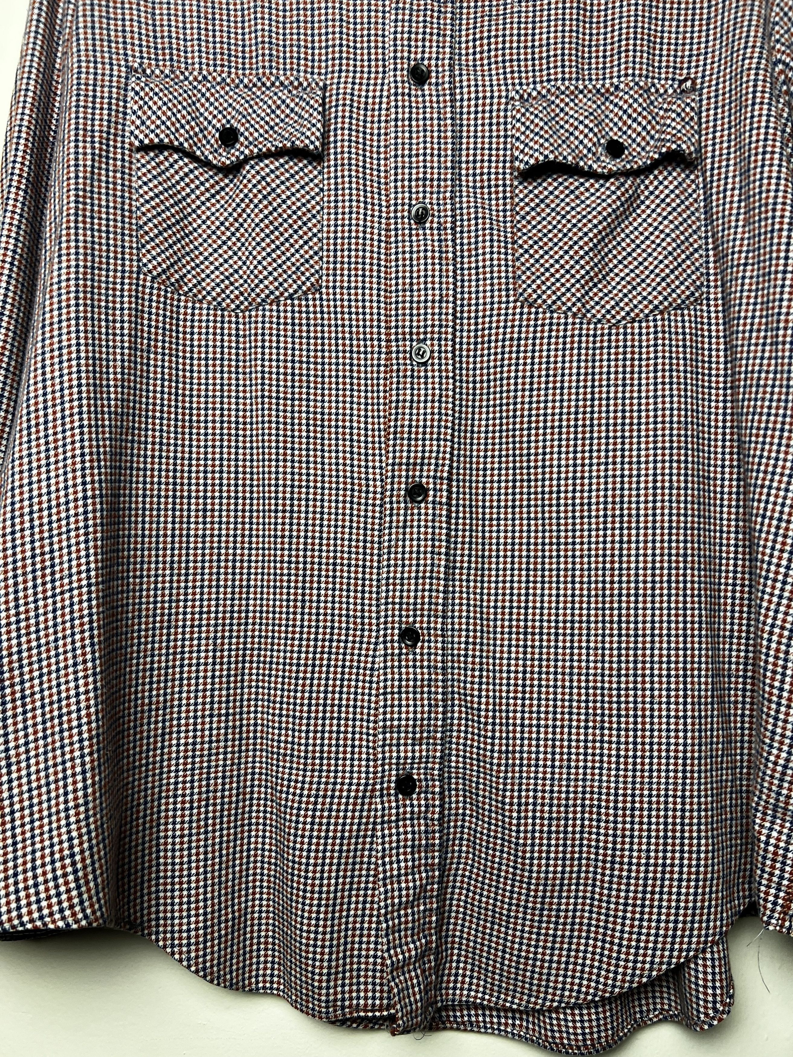 JCPenney Vintage JC Penny Red, White, and Blue Flannel Size US L / EU 52-54 / 3 - 4 Thumbnail