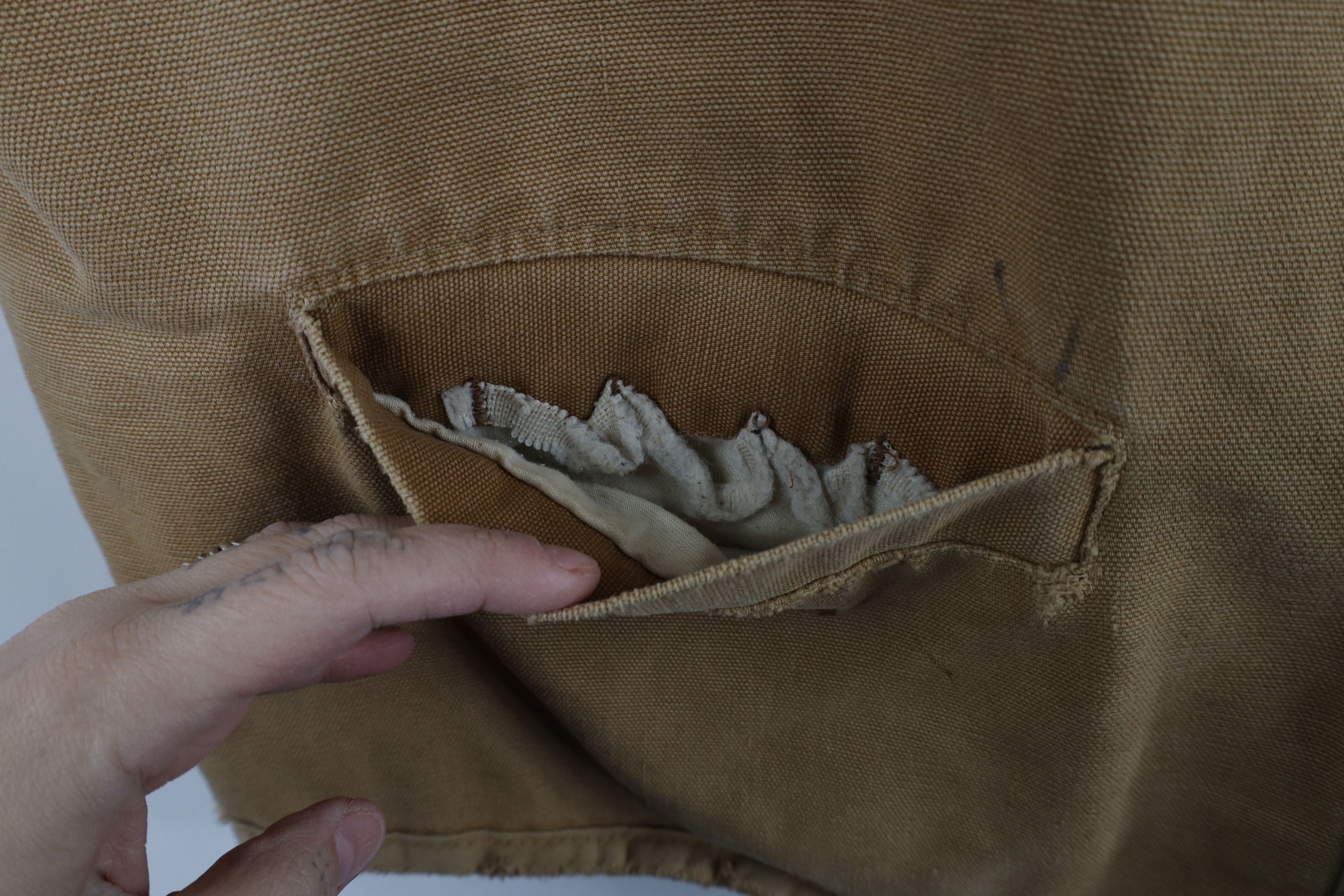 Carhartt Vintage 80s Carhartt Fleece Lined Canvas Vest Jacket USA Size US XL / EU 56 / 4 - 5 Thumbnail