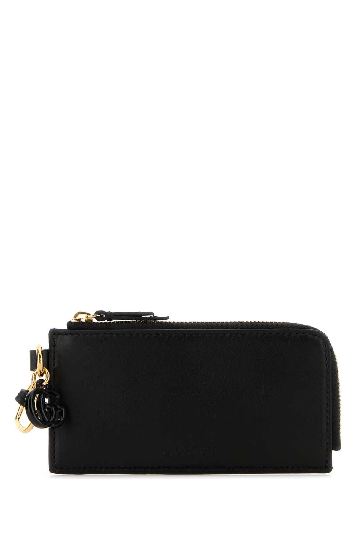 Gucci Black Leather Card Holder Size ONE SIZE - 1 Thumbnail