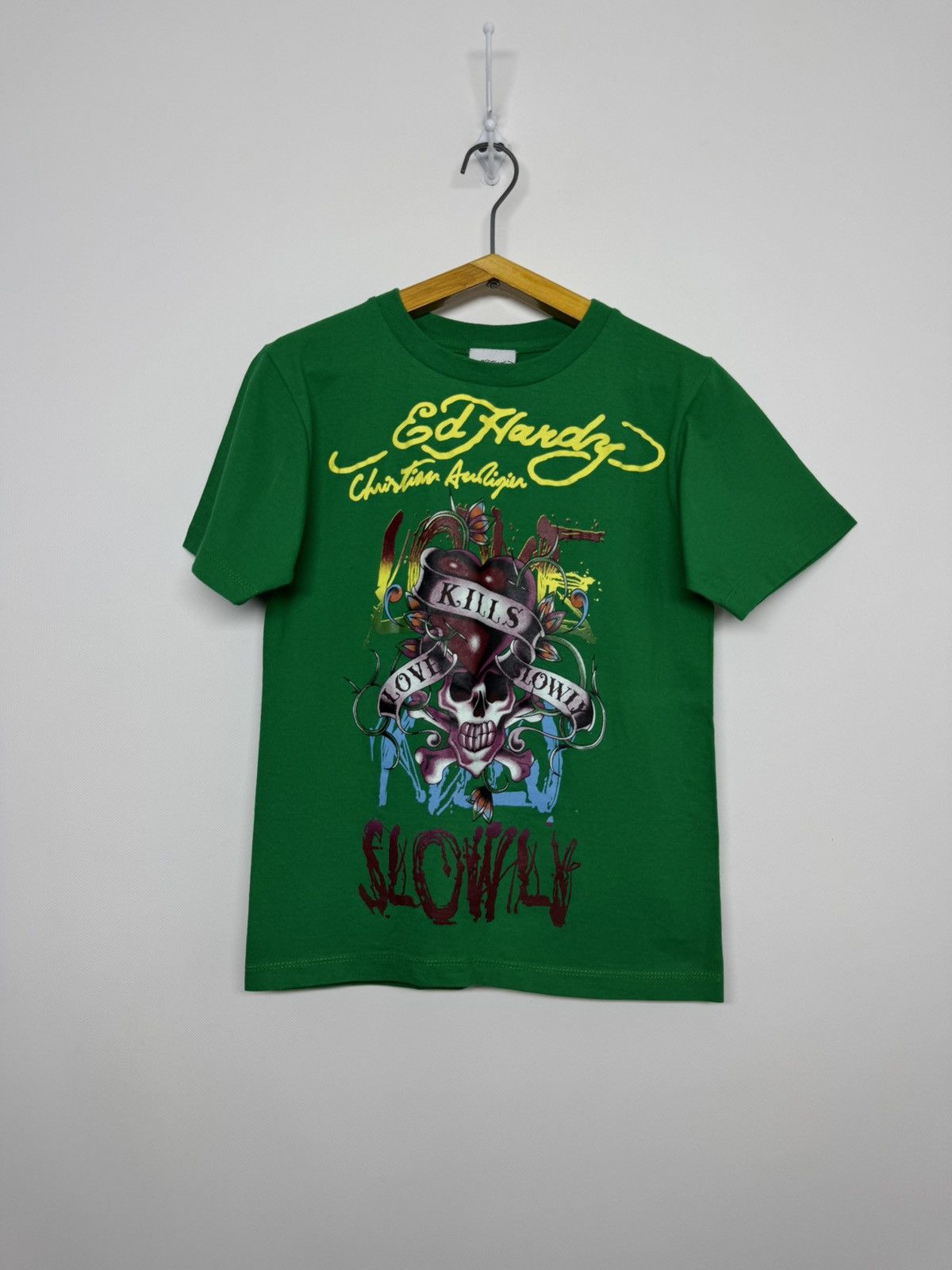 Ed Hardy Vintage Y2k Rare Ed Hardy T-Shirt 00’s Size S / US 4 / IT 40 - 2 Thumbnail