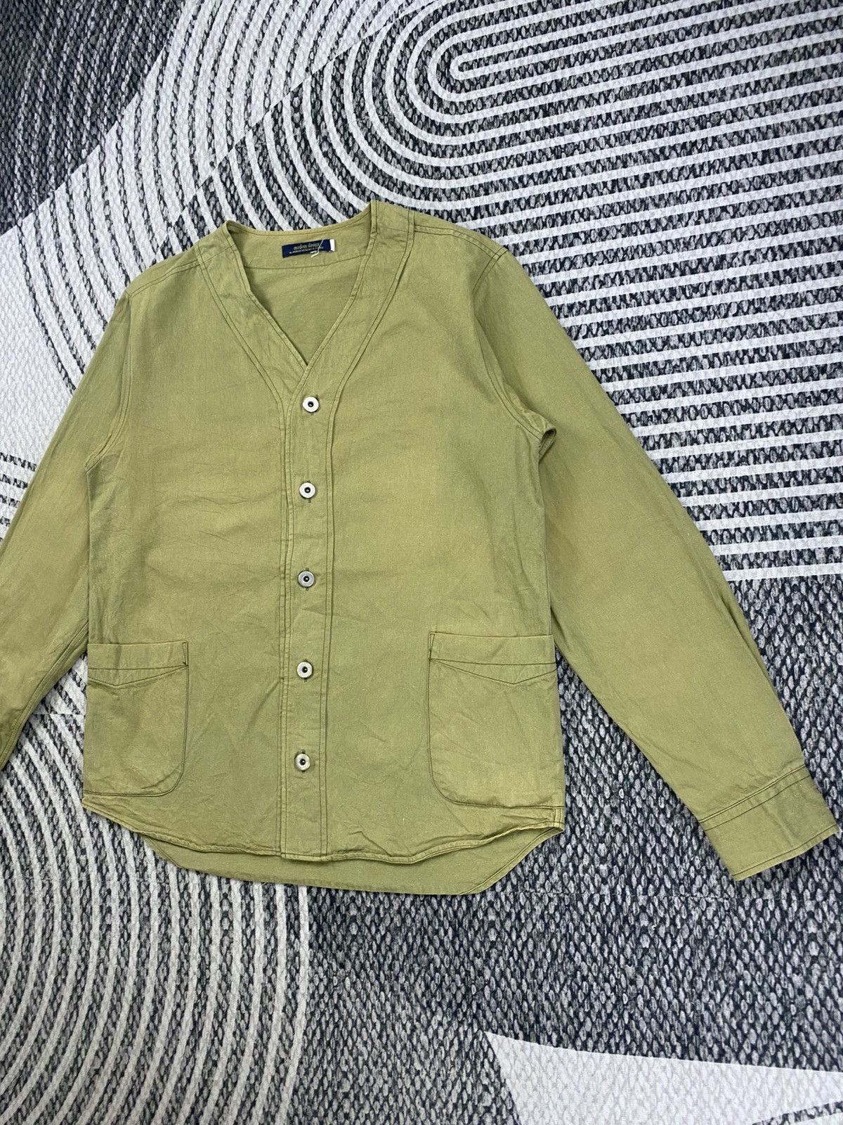URBAN RESEARCH DOORS Vintage Urban Research Modern Design V-Neck Jacket Size US M / EU 48-50 / 2 - 3 Thumbnail
