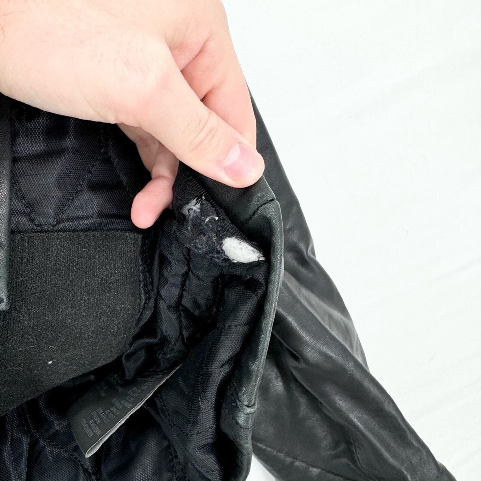 Andrew Marc Andrew Marc Leather Full Zip Black Fabian Jacket Size Large Size L / US 10 / IT 46 - 5 Thumbnail
