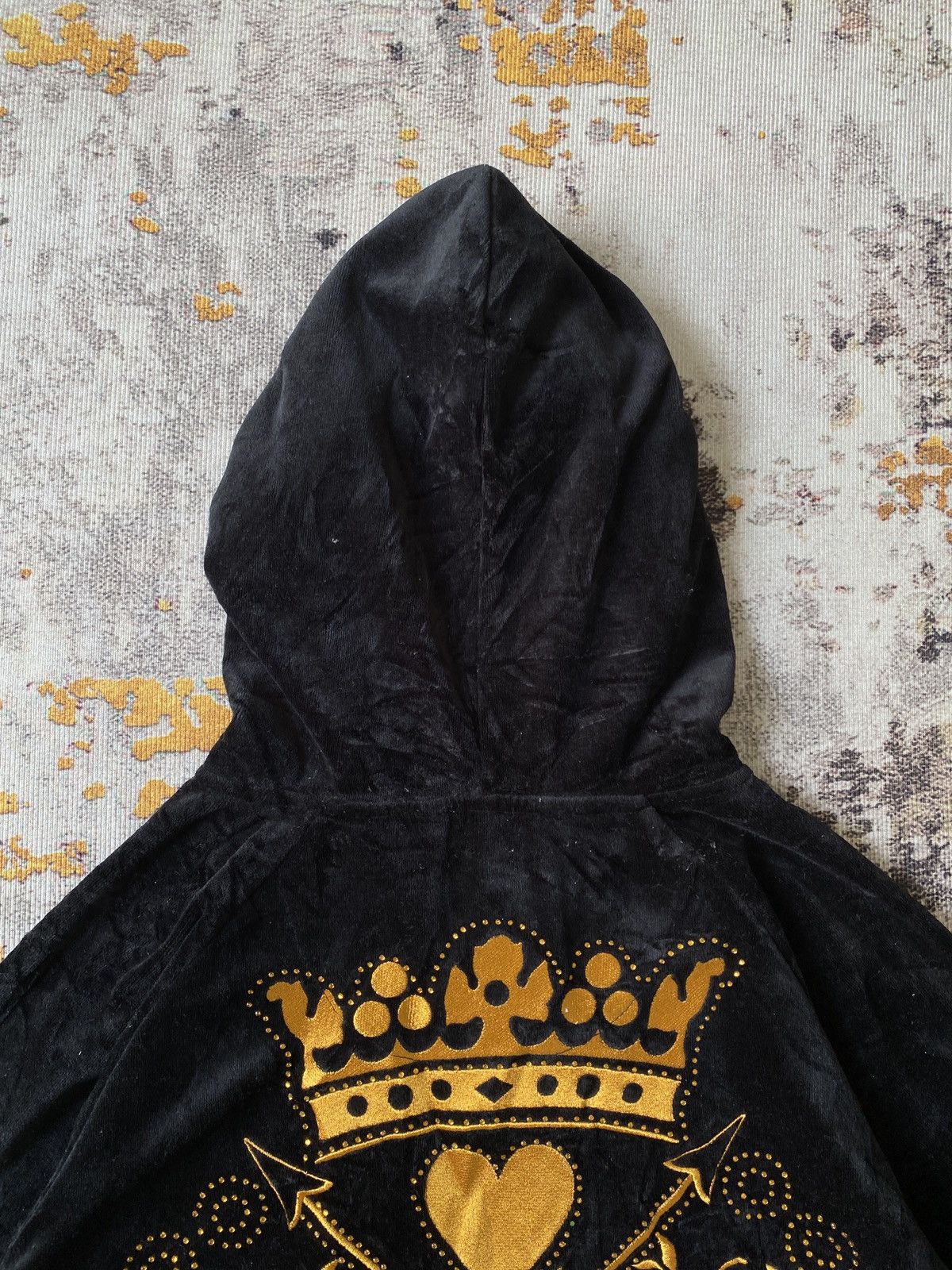 Japanese Brand Playboy X Bunny Velvet Zipper Hoodie Size US M / EU 48-50 / 2 - 12 Thumbnail