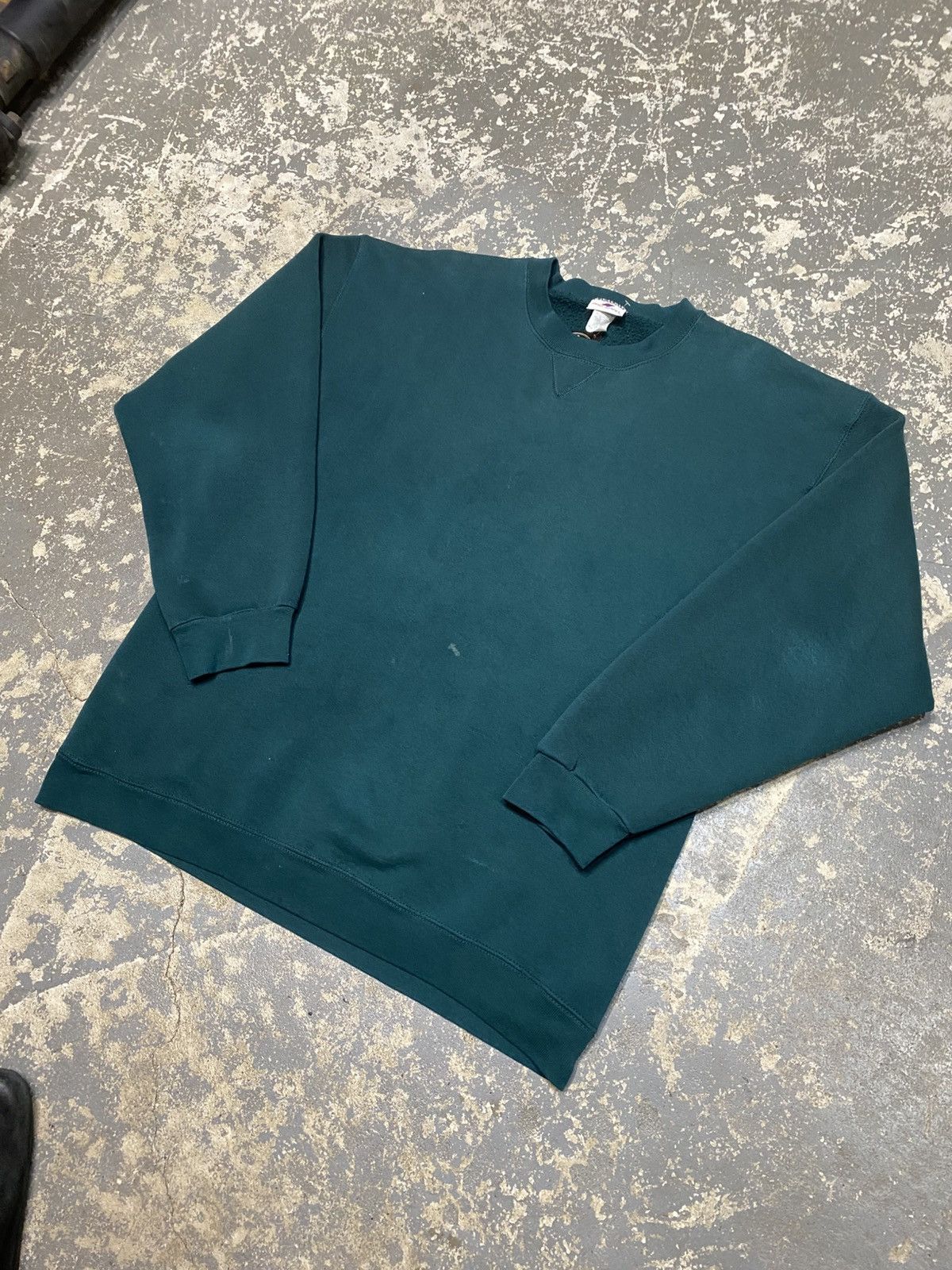 Vintage Vintage Pro Spirit Blank Green Pullover Crewneck Sweatshirt Size US L / EU 52-54 / 3 - 2 Thumbnail