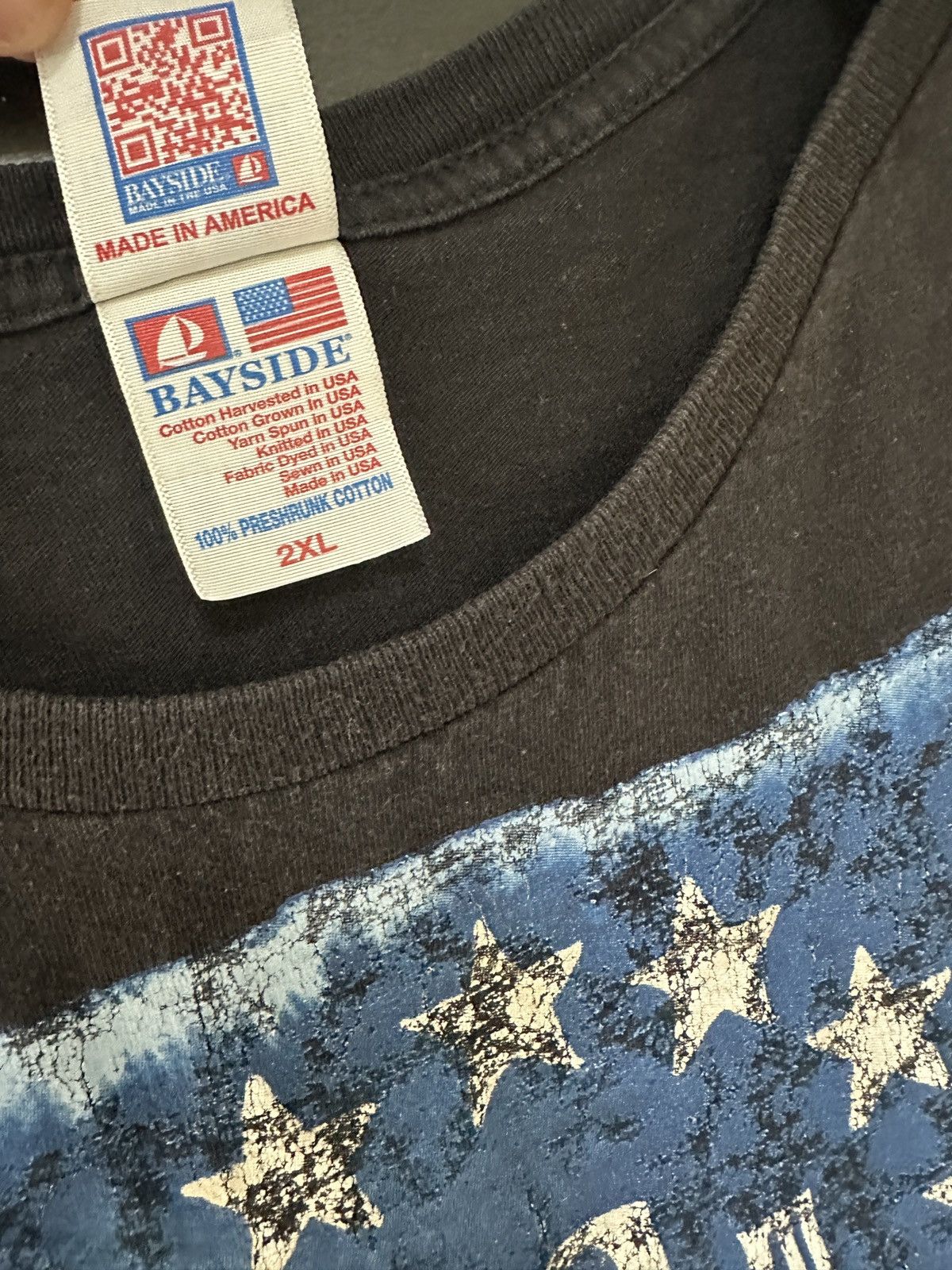 Other Vintage USA Flag Graphic T-Shirt – Bayside Made in USA – 2XL Size US XXL / EU 58 / 5 - 4 Thumbnail