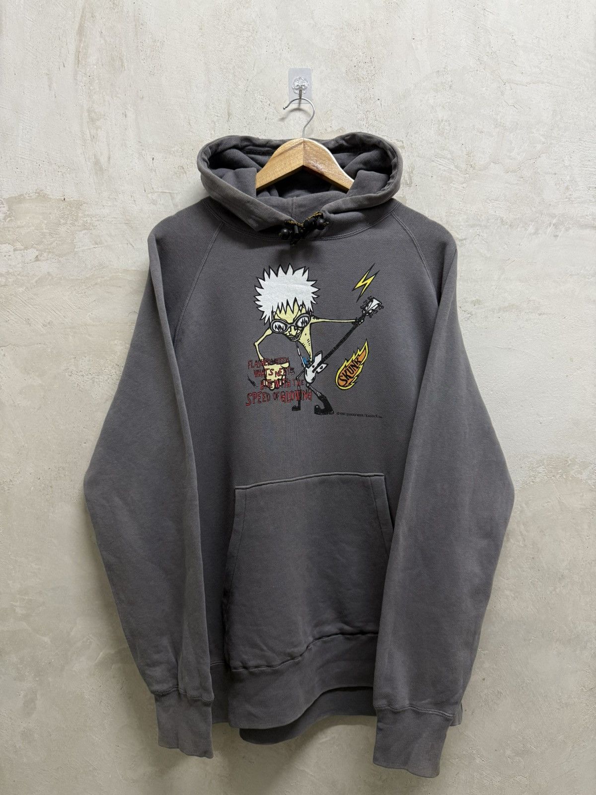 Vintage 2000s Mischievous Skunk Ska Punk Hoodie