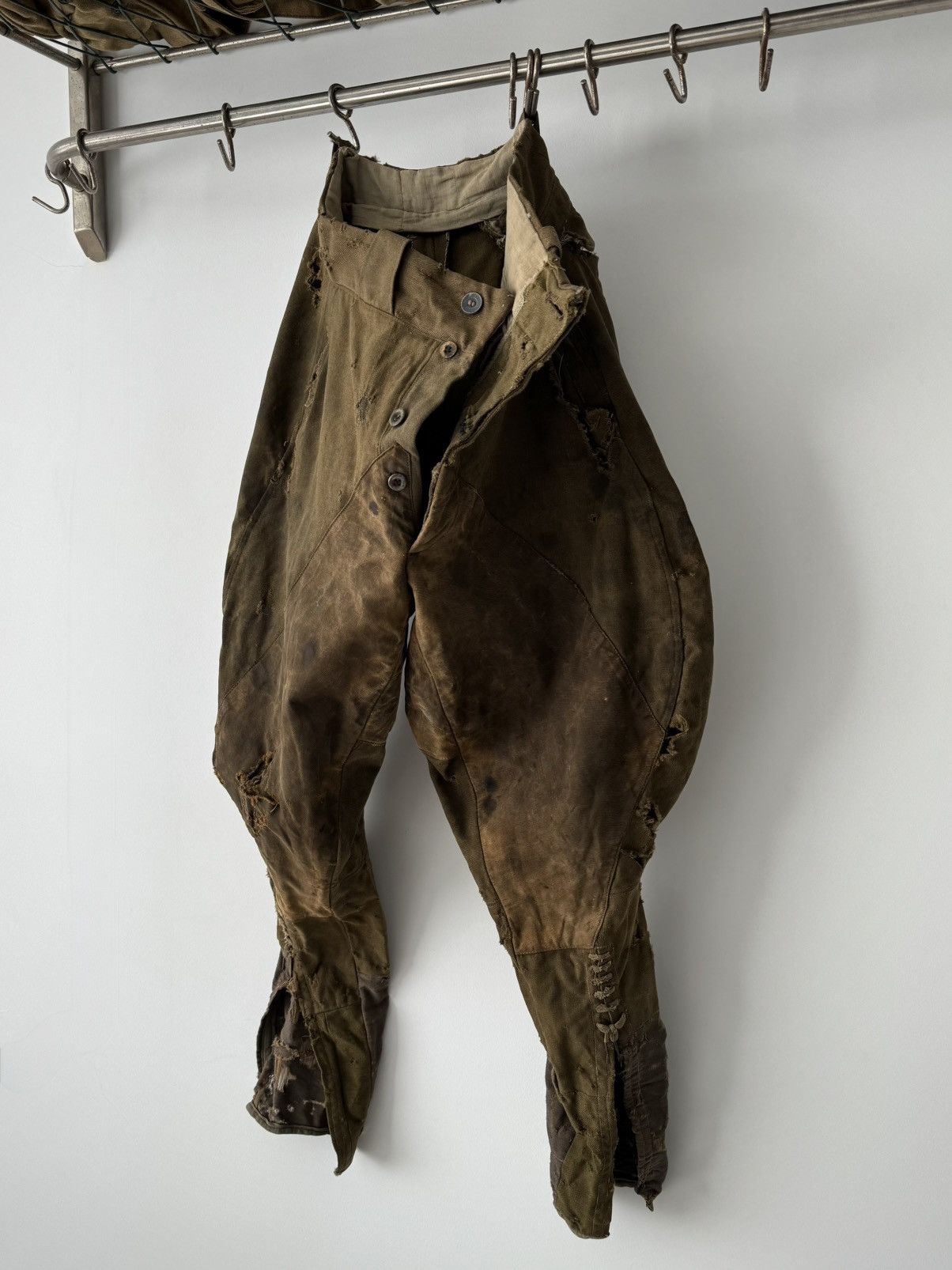 Vintage Vintage WW2 European Army Riding Boro Thrashed Breeches Size US 30 / EU 46 - 1 Thumbnail
