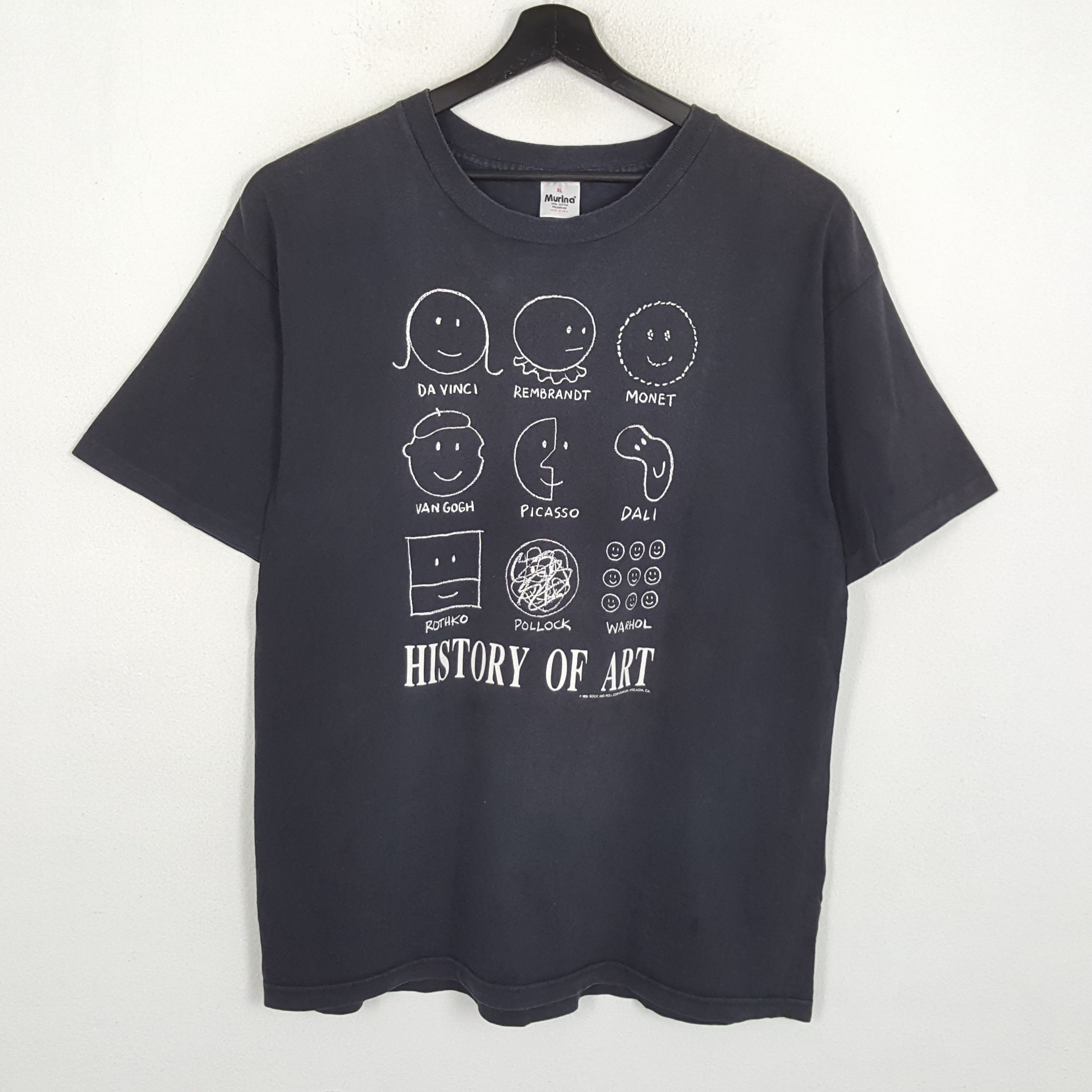 HISTORY OF ART Streetwear Style Vintage Tshirt