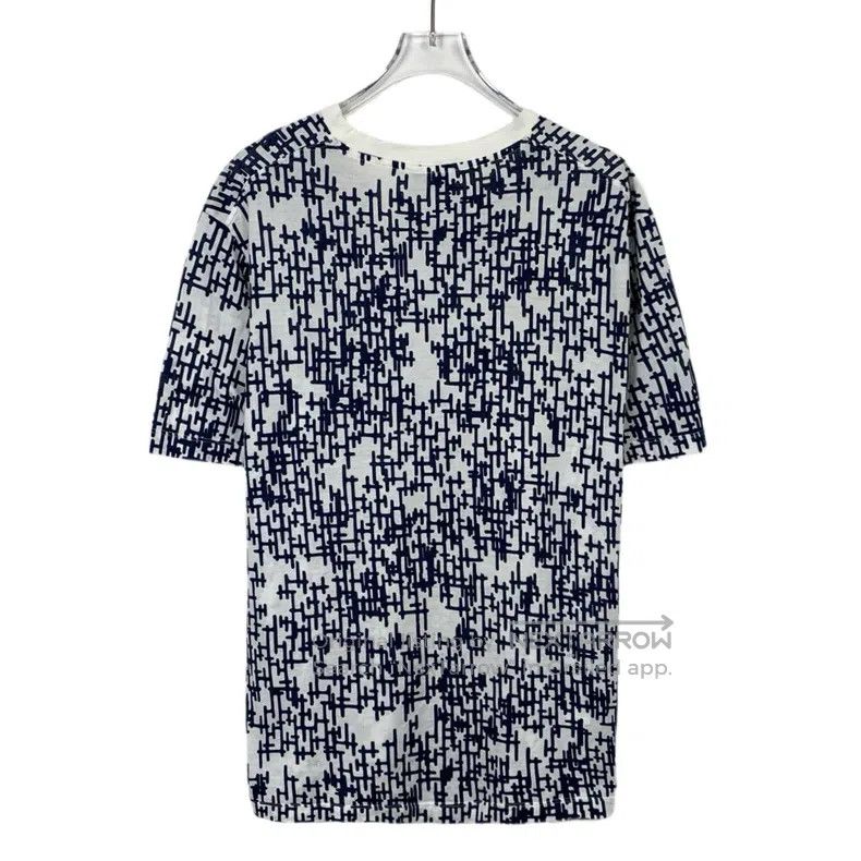 Hermes Hermes Colorblock Letter Full Print Round Neck Cotton Shor Size L / US 10 / IT 46 - 2 Thumbnail