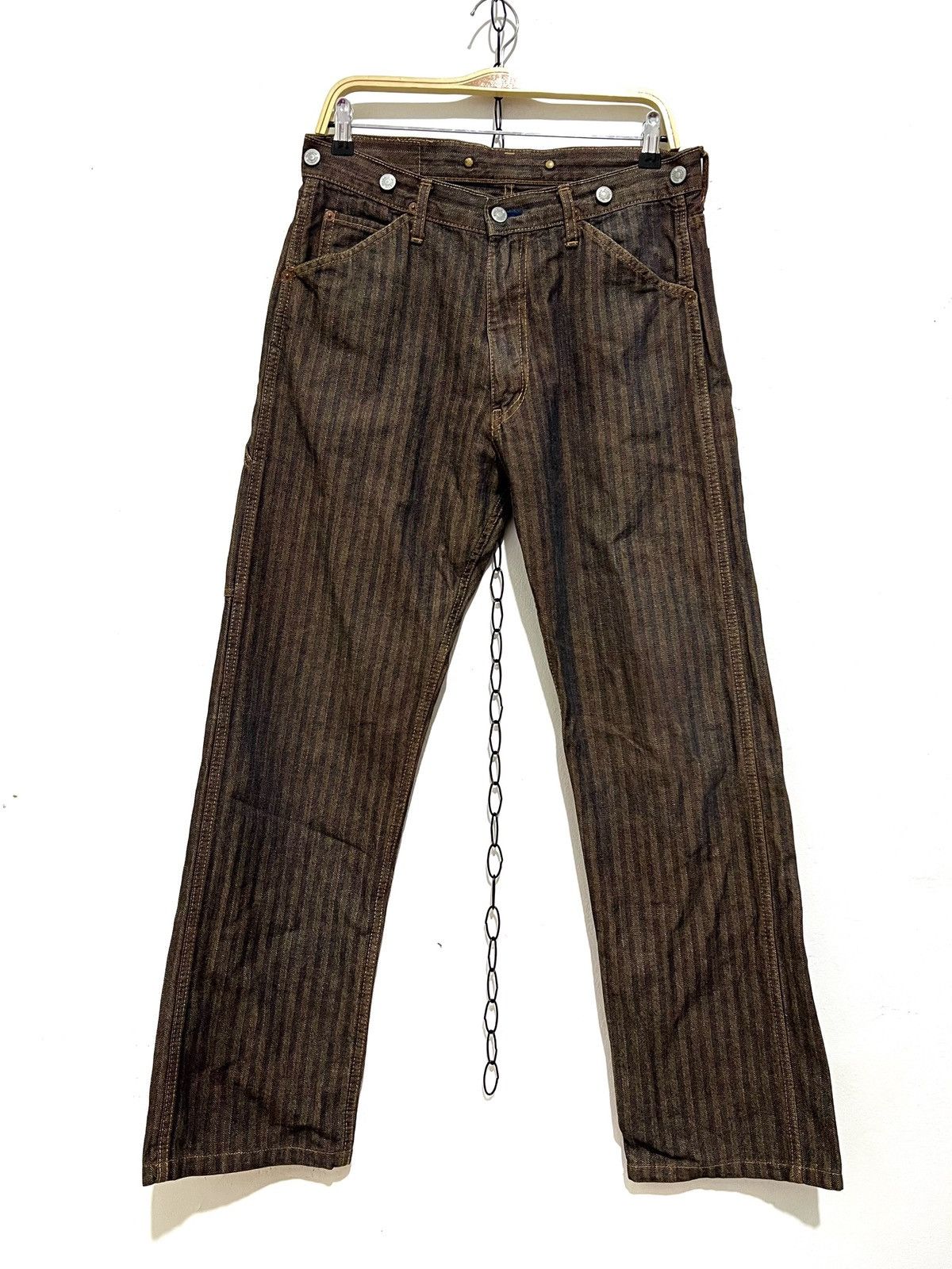 Hysteric Glamour × Japanese Brand Hysteric Glamour mud Hbt Carpenter Denim Size US 31 - 1 Thumbnail