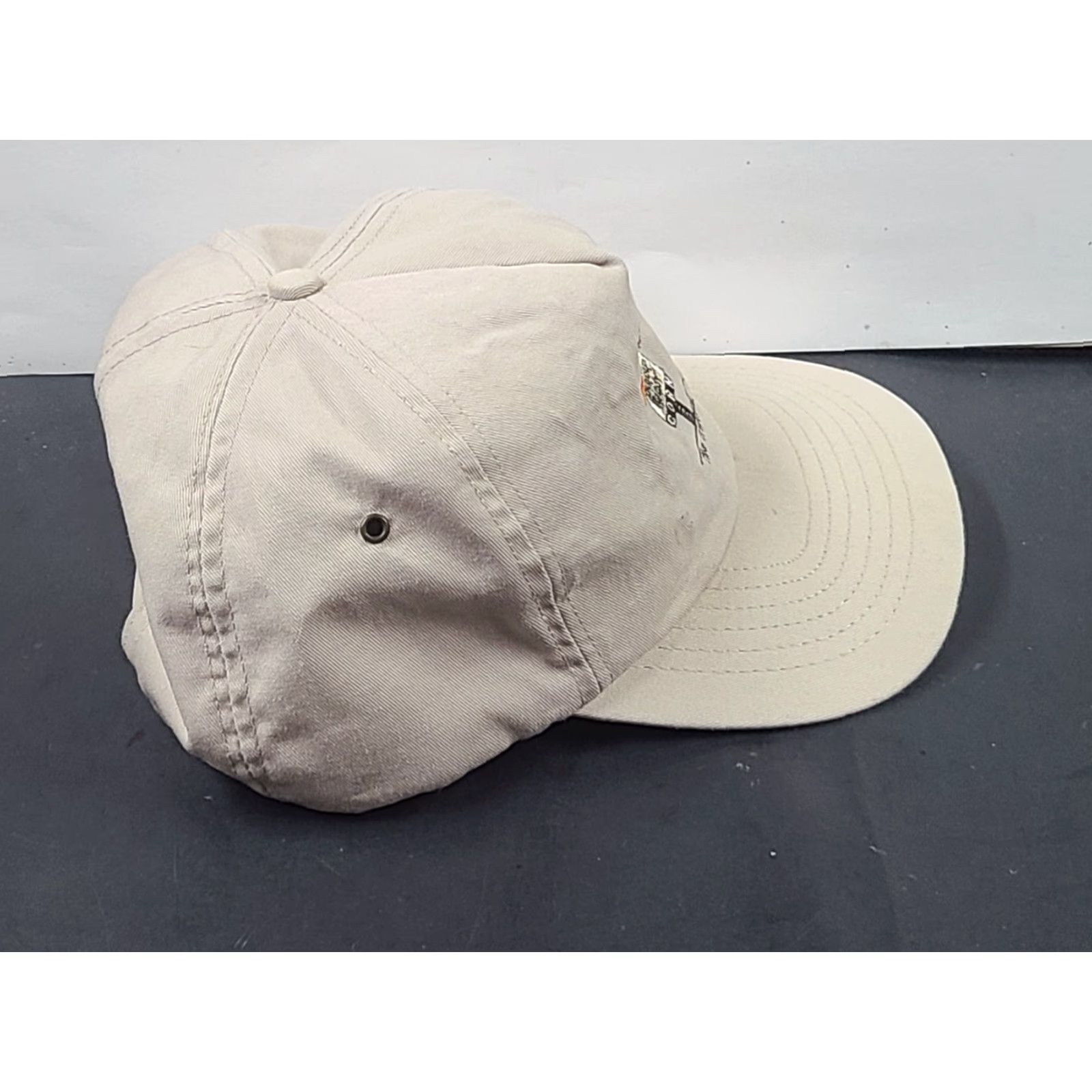 Vintage VINTAGE Swingster USA Dekalb Seed Strapback Cap Farmer Hat Roundup Ready Corn Men Adjustable Beige Cotton Patch 90s USA Farmer Trucker Hat Size ONE SIZE - 5 Thumbnail
