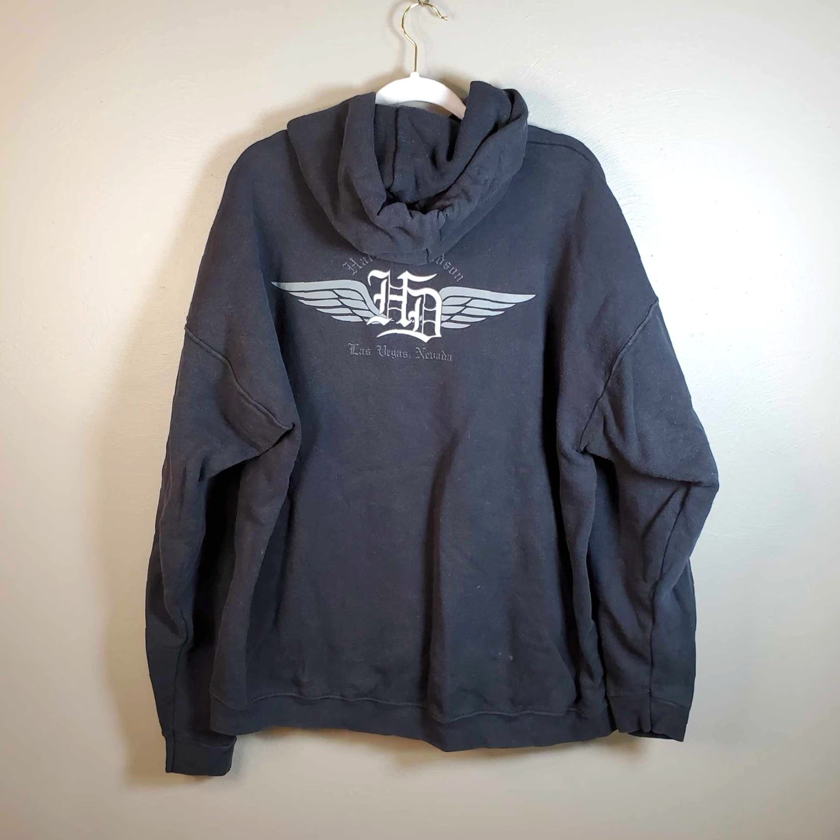 Harley Davidson Harley-Davidson Pullover Hoodie Black RK Stratman Design Adult 2XL USA Size US XXL / EU 58 / 5 - 6 Thumbnail