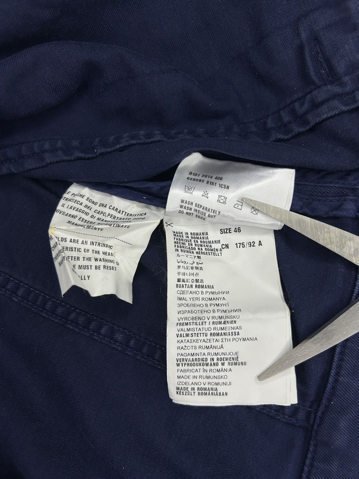 Prada 2014 Navy Trucker Jacket Size US S / EU 44-46 / 1 - 10 Thumbnail