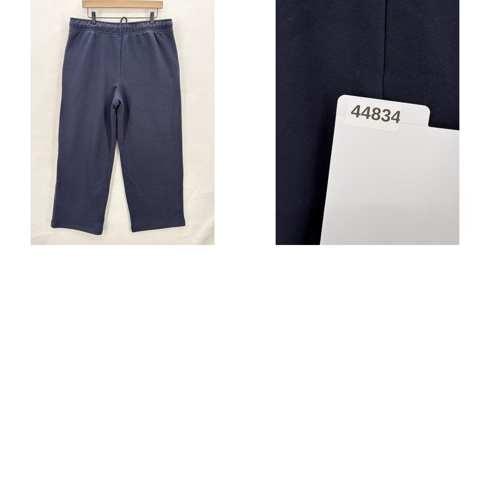 Athleta Athleta Heavyweight Terry Pants Womens Large Navy Sweatpants Lounge Cozy Stretch Size 36" / US 14 / IT 50 - 10 Thumbnail