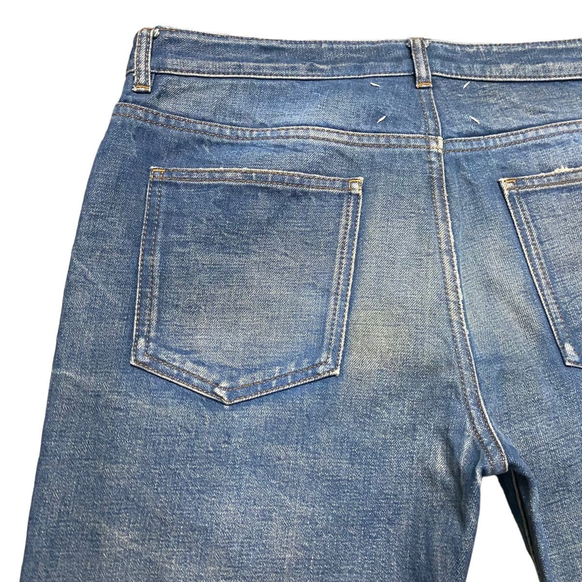 Maison Margiela Vintage Maison Margiela Raw Denim Jeans Washed Blue Size US 32 / EU 48 - 12 Thumbnail