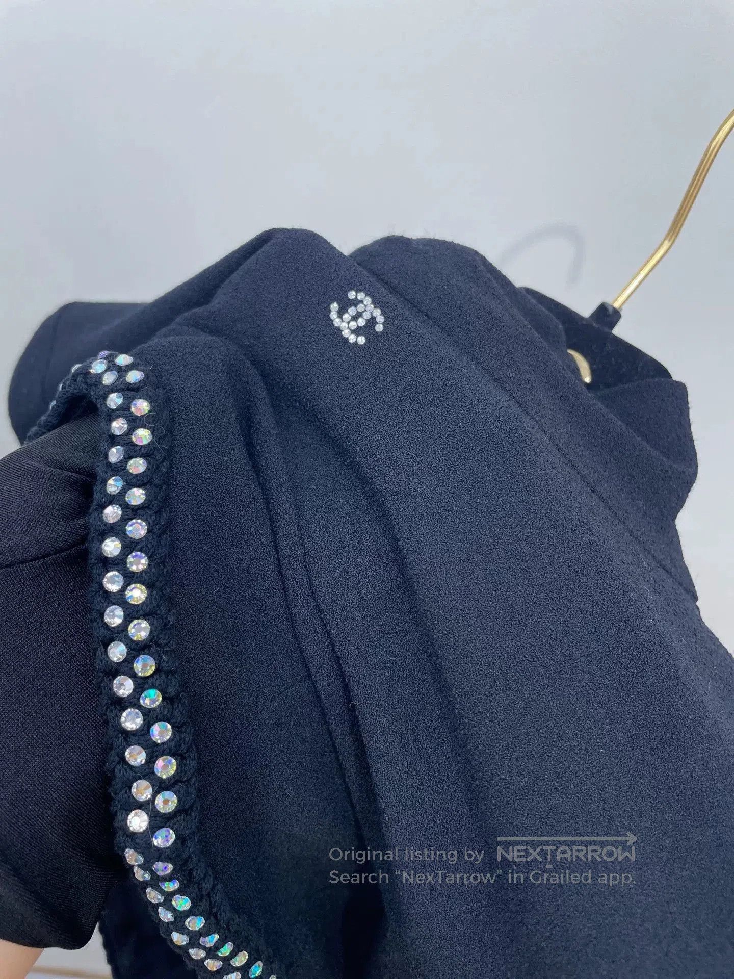 Chanel Chanel 24C Black Diamond Cropped Top. Size XXS / US 00 / IT 34 - 4 Thumbnail
