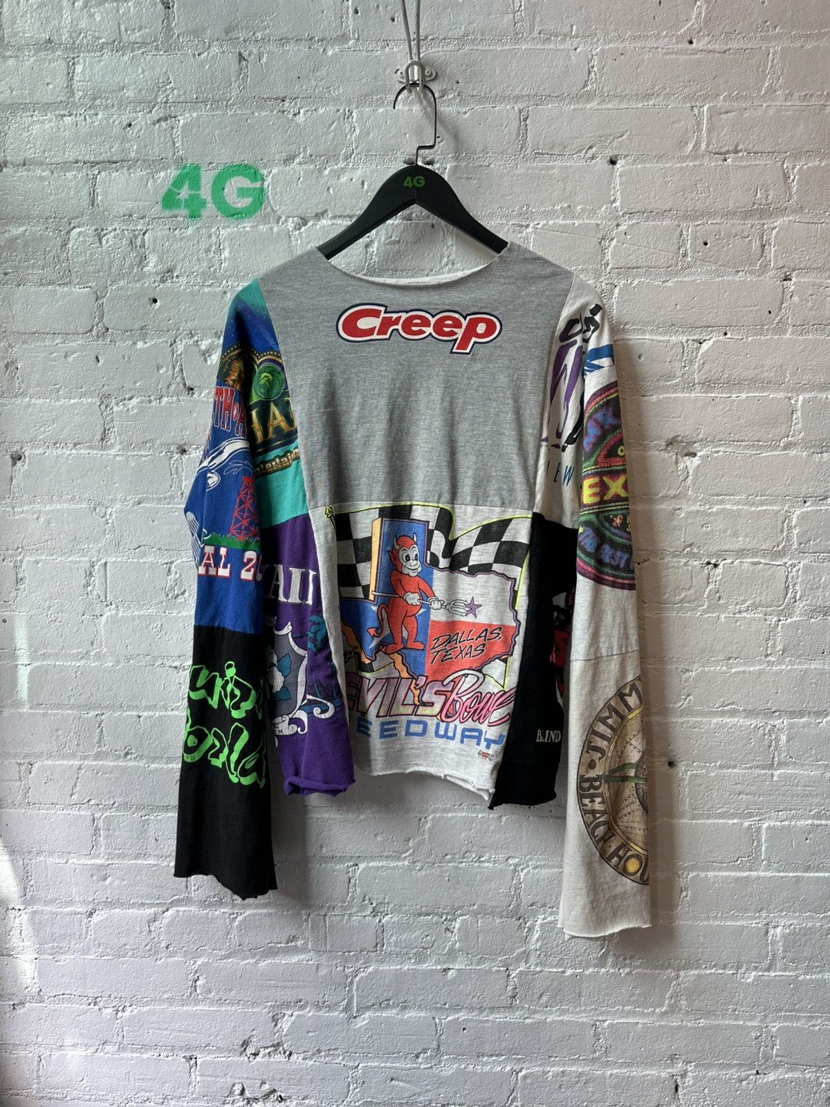 Vintage VINTAGE RE-WORKED MULTI GRAPHIC LONG SLEEVE Size US L / EU 52-54 / 3 - 1 Thumbnail