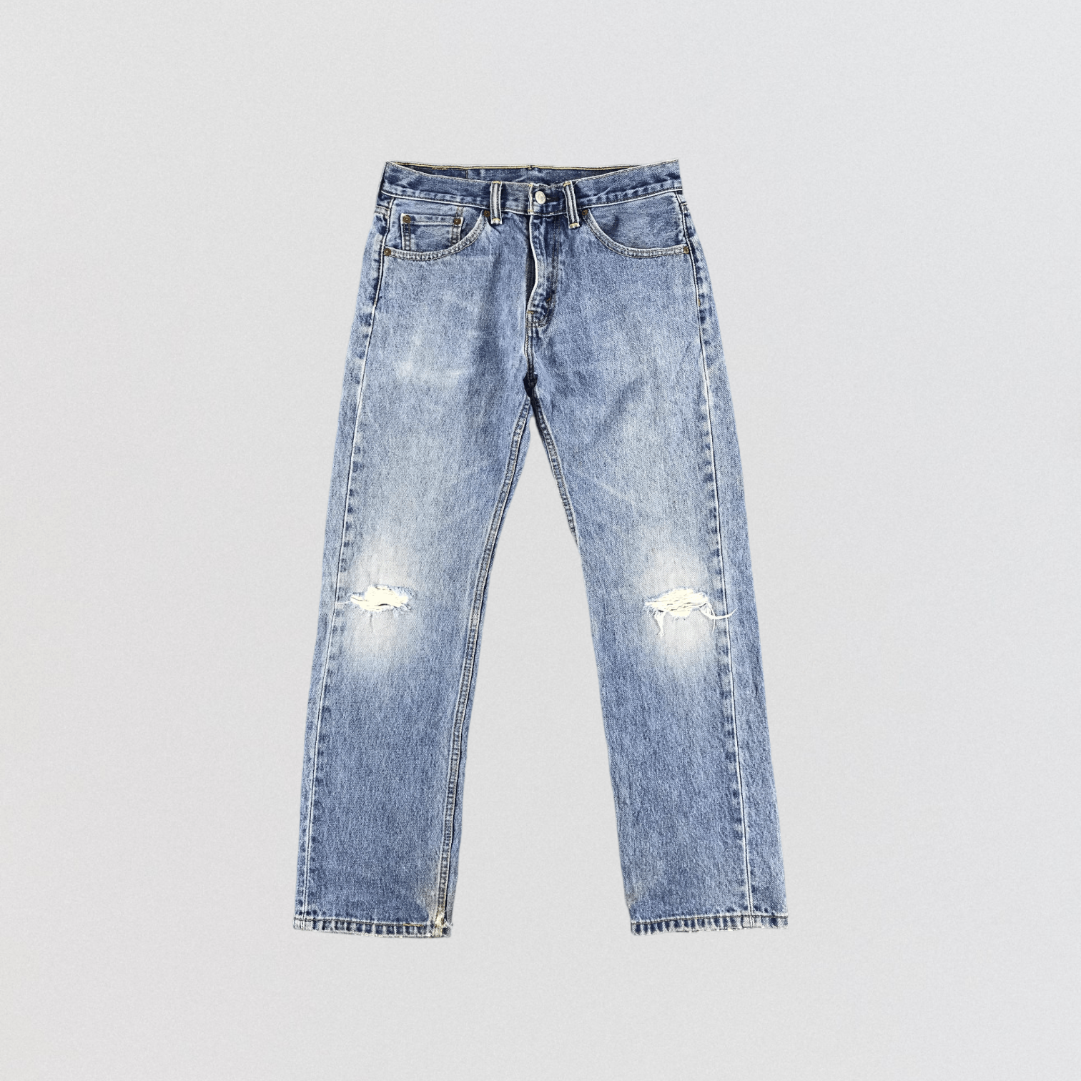 Levi's × Vintage Vintage Blue Wash Levis 505 Jeans-JM1955 Size US 31 - 1 Thumbnail