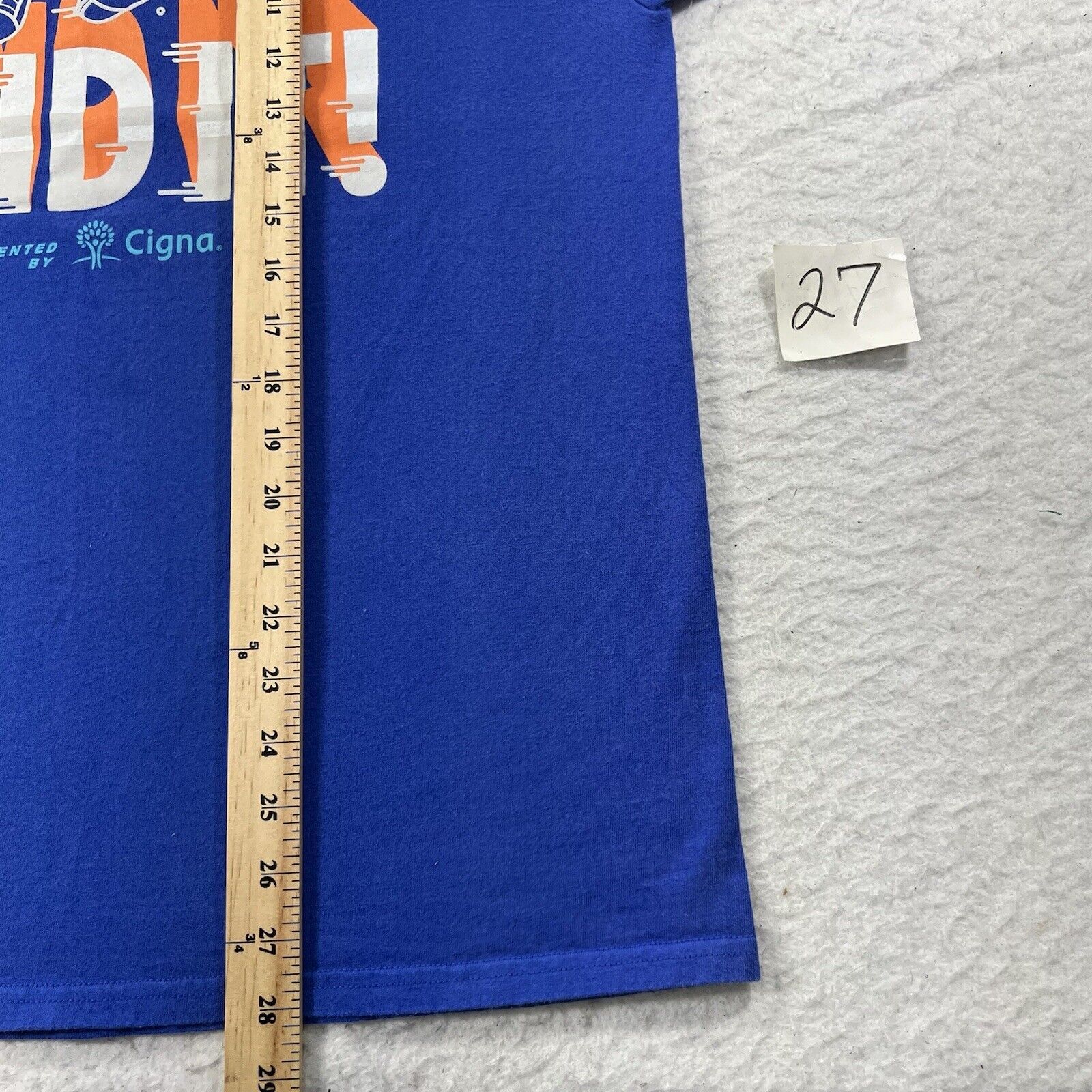 Hanes RunDisney Large Disney World 10K Race Blue Graphic T Shirt Size US L / EU 52-54 / 3 - 8 Thumbnail