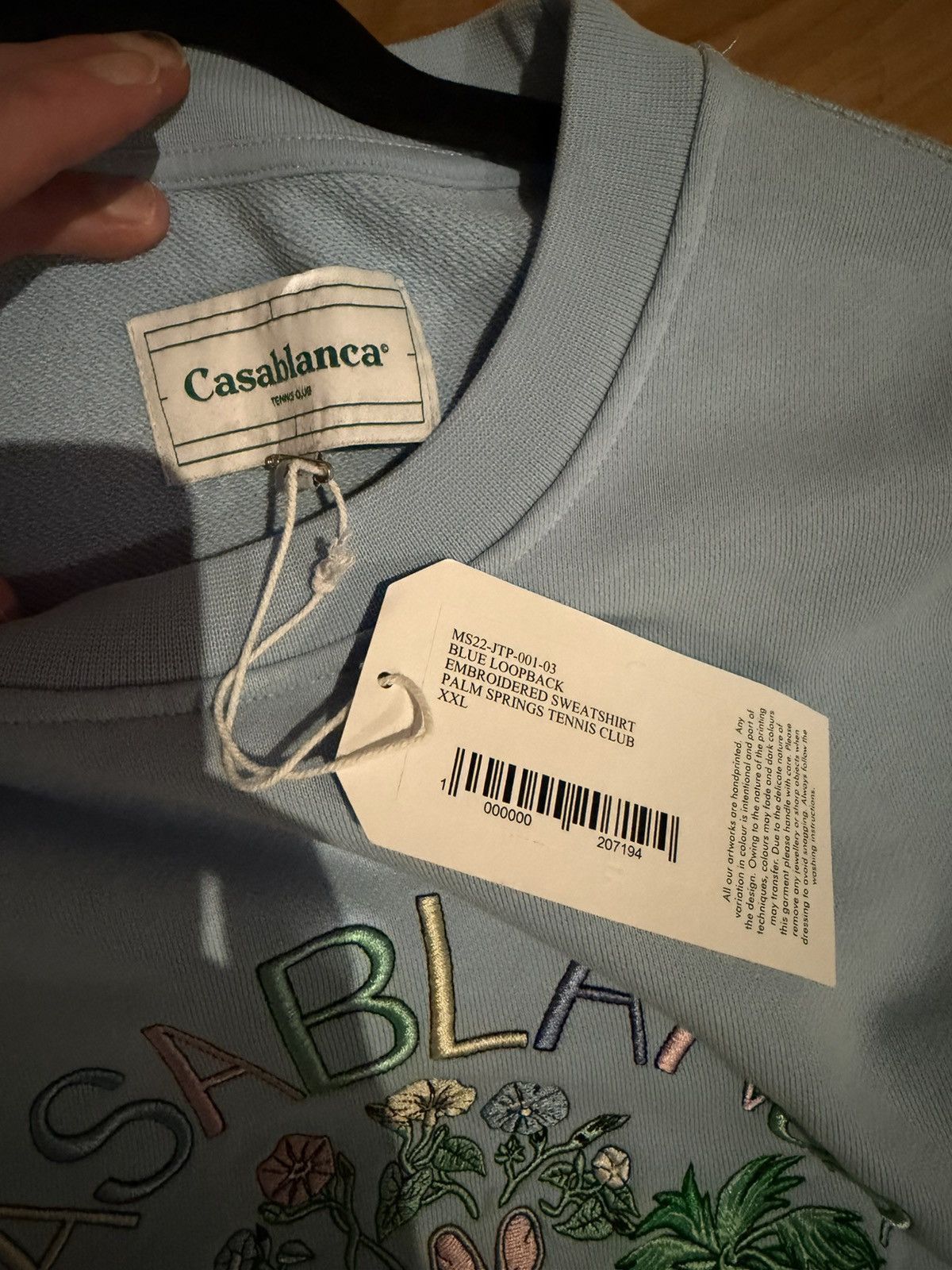 Casablanca Casablanca Tennis Club Sweatshirt Size US XXL / EU 58 / 5 - 2 Thumbnail