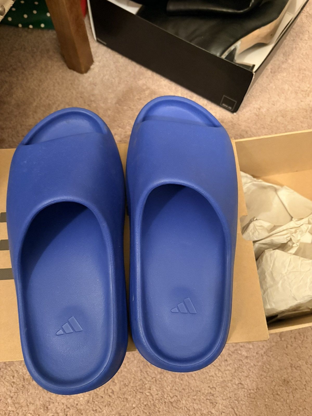 Yeezy Yeezy Slide Azure Size US 11 / EU 44 - 5 Thumbnail