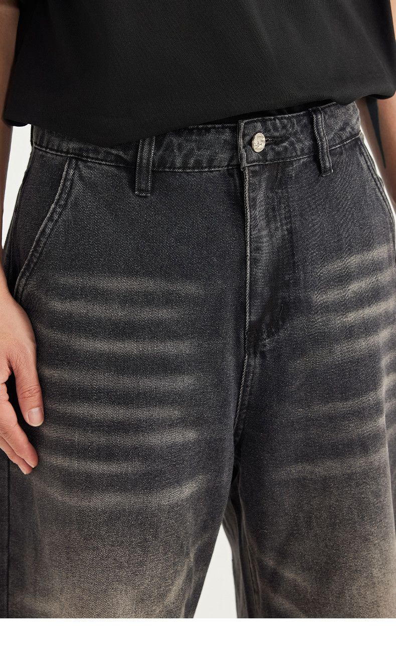 Japanese Brand Trendy Washed Jorts Jeans Size US 31 - 3 Thumbnail