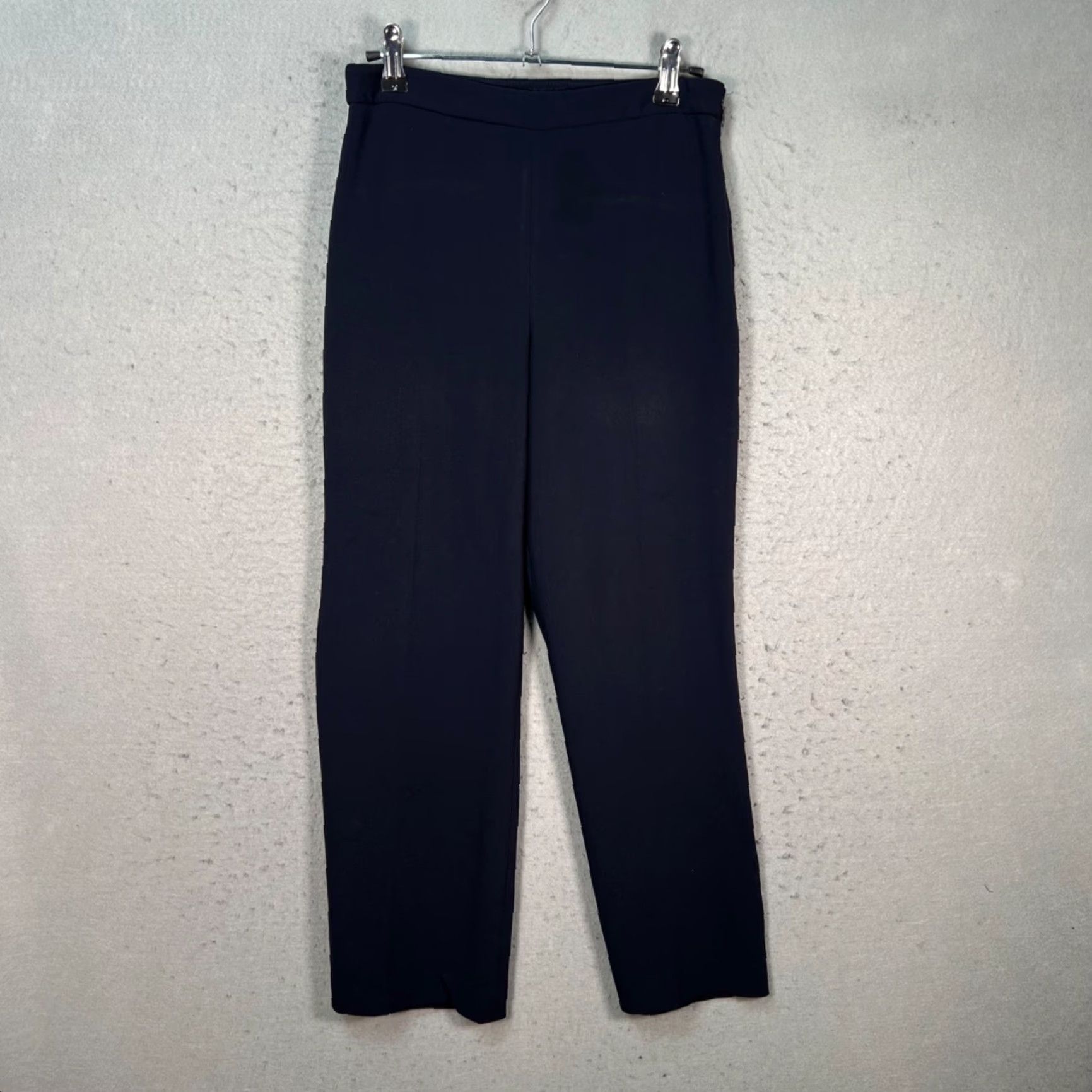 Theory Theory Womens Navy Blue Trousers Dress Pants Straight Leg XS-00 Collection Shoes? Size 24" / US 00 / IT 34 - 2 Thumbnail