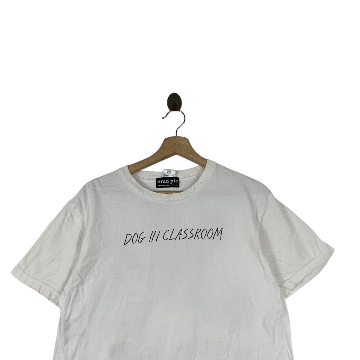Vintage MUD PIE Dog In Classroom Shibuya Club Quattro Tee Shirt Top Size US M / EU 48-50 / 2 - 2 Thumbnail