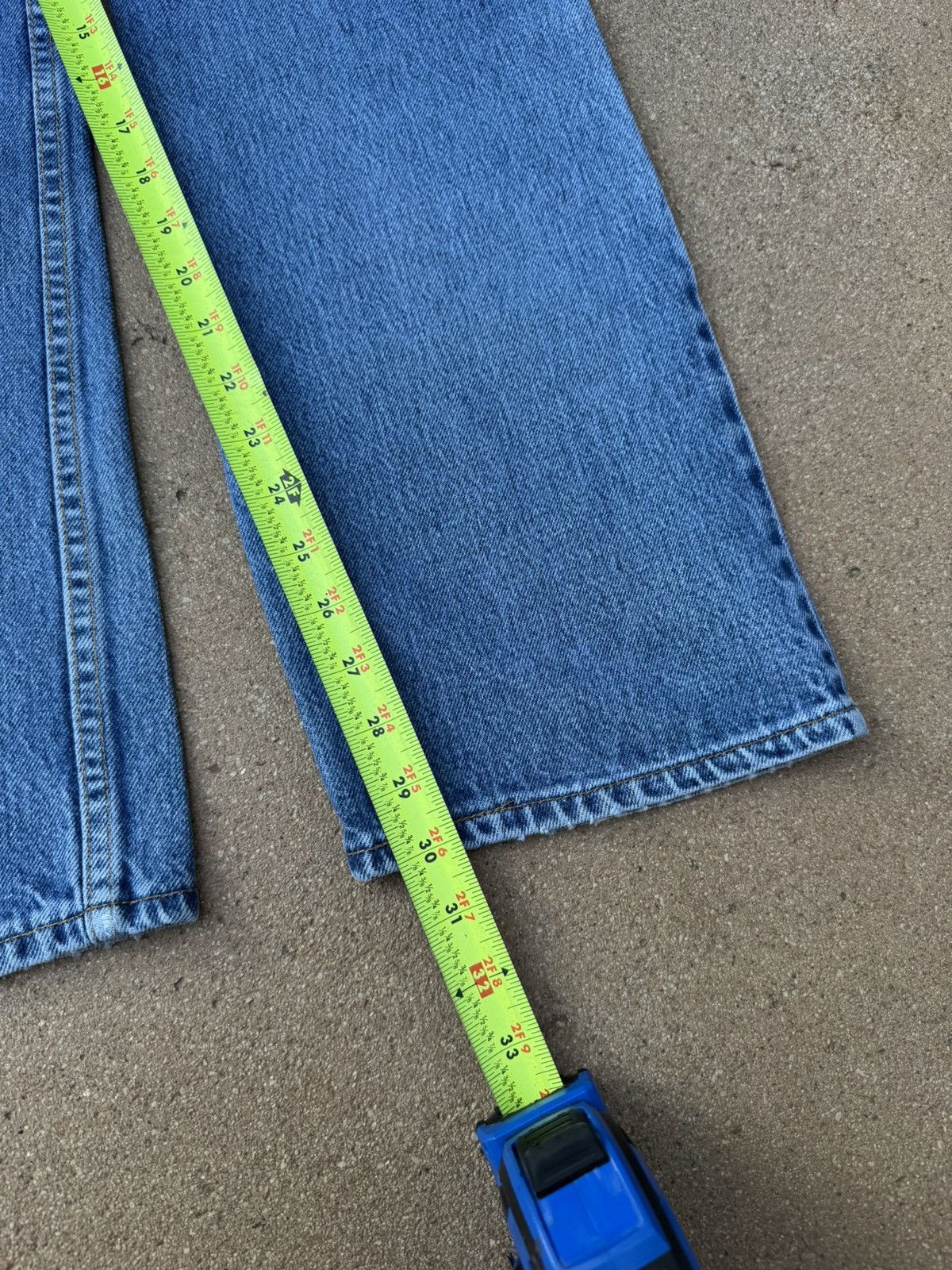 Levi's Vtg 90’s Levi’s 517 Red Tab Bootcut Flare Faded Jeans 32x30 Size US 32 / EU 48 - 10 Thumbnail