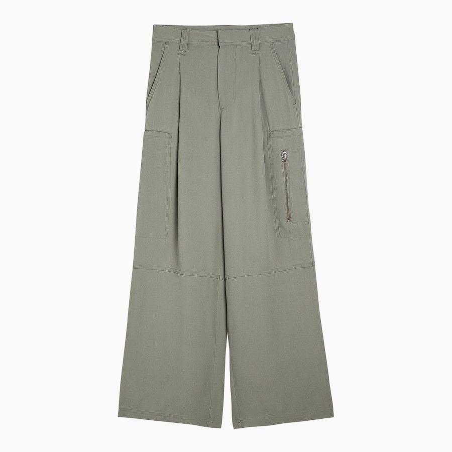 AMI o1d2blof0724 Trousers in Green Size 28" / US 6 / IT 42 - 1 Thumbnail