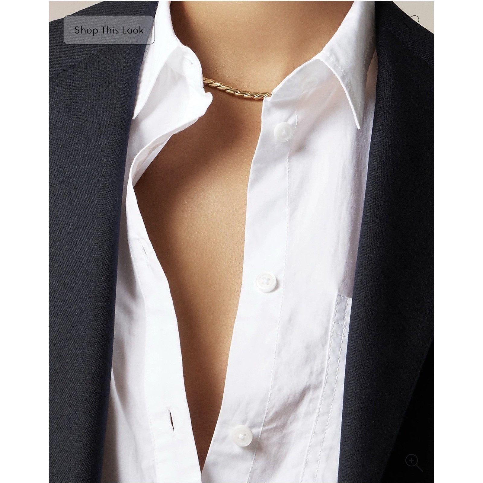 J.Crew J.Crew Button Up Shirt In Cotton Poplin White Sz 4 Relaxed Size S / US 4 / IT 40 - 7 Thumbnail